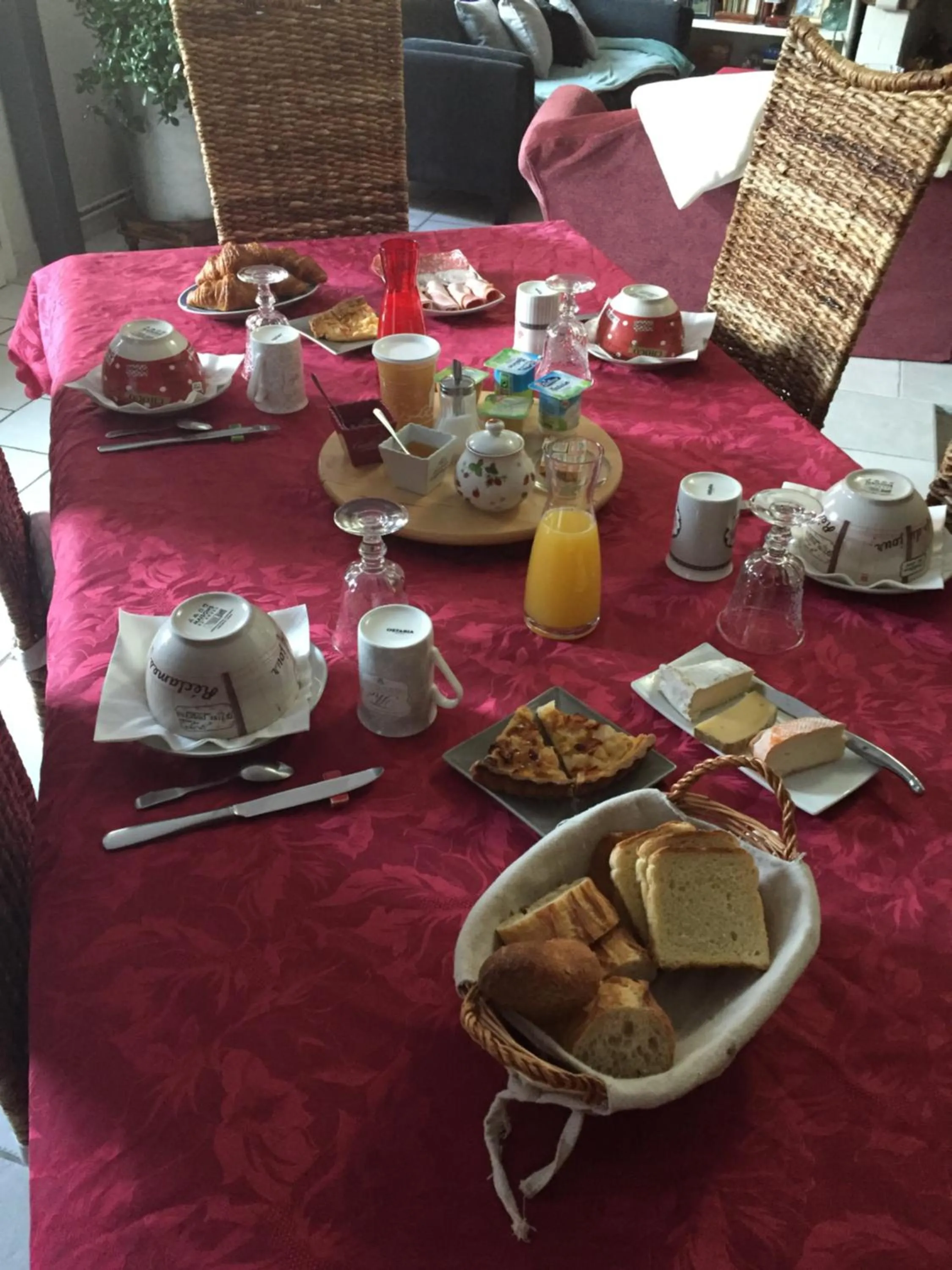 Food close-up in Chambres d'hôtes L'Aubaine avec jacuzzi