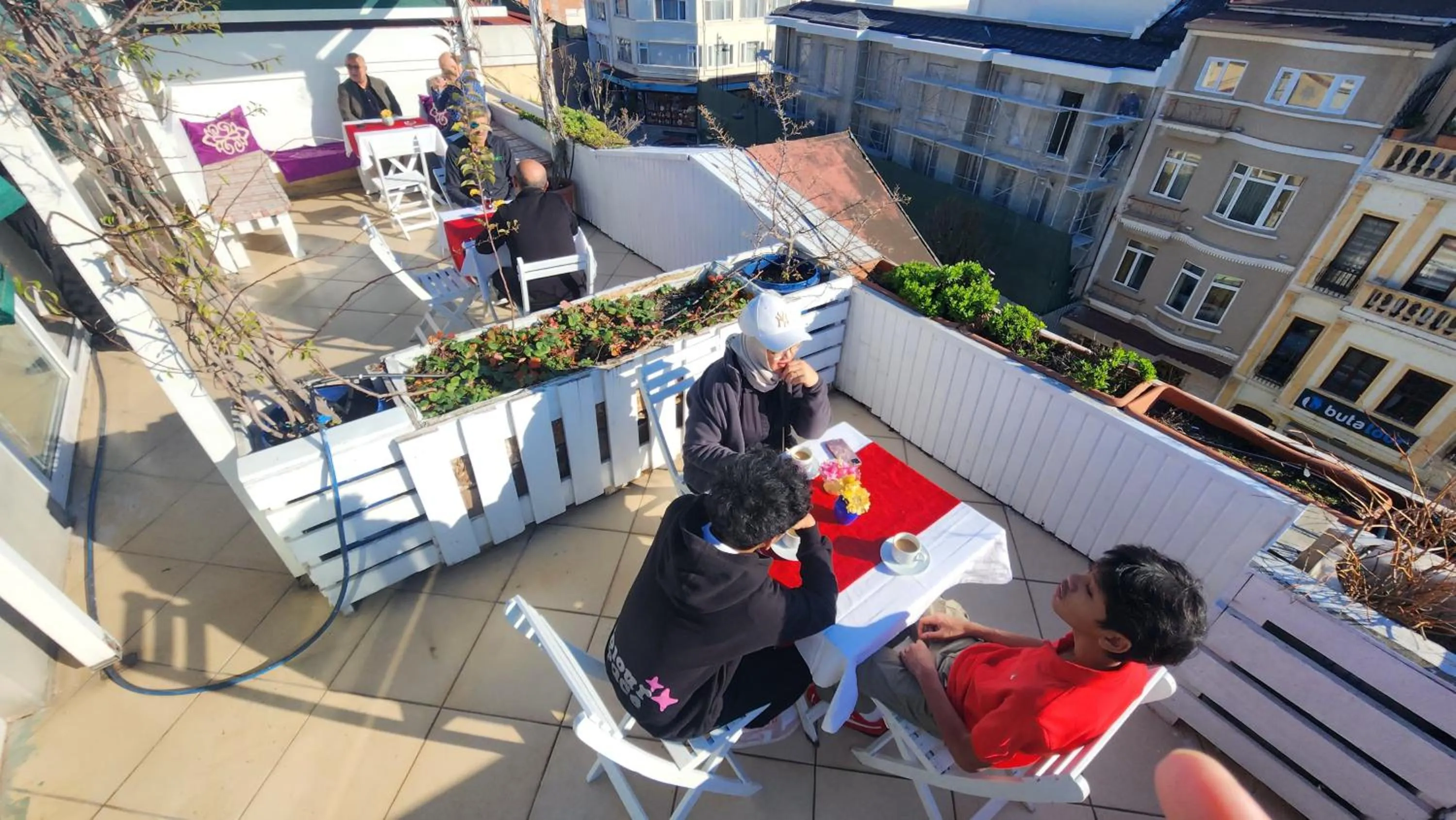 Balcony/Terrace in Istanbul Holiday Hotel