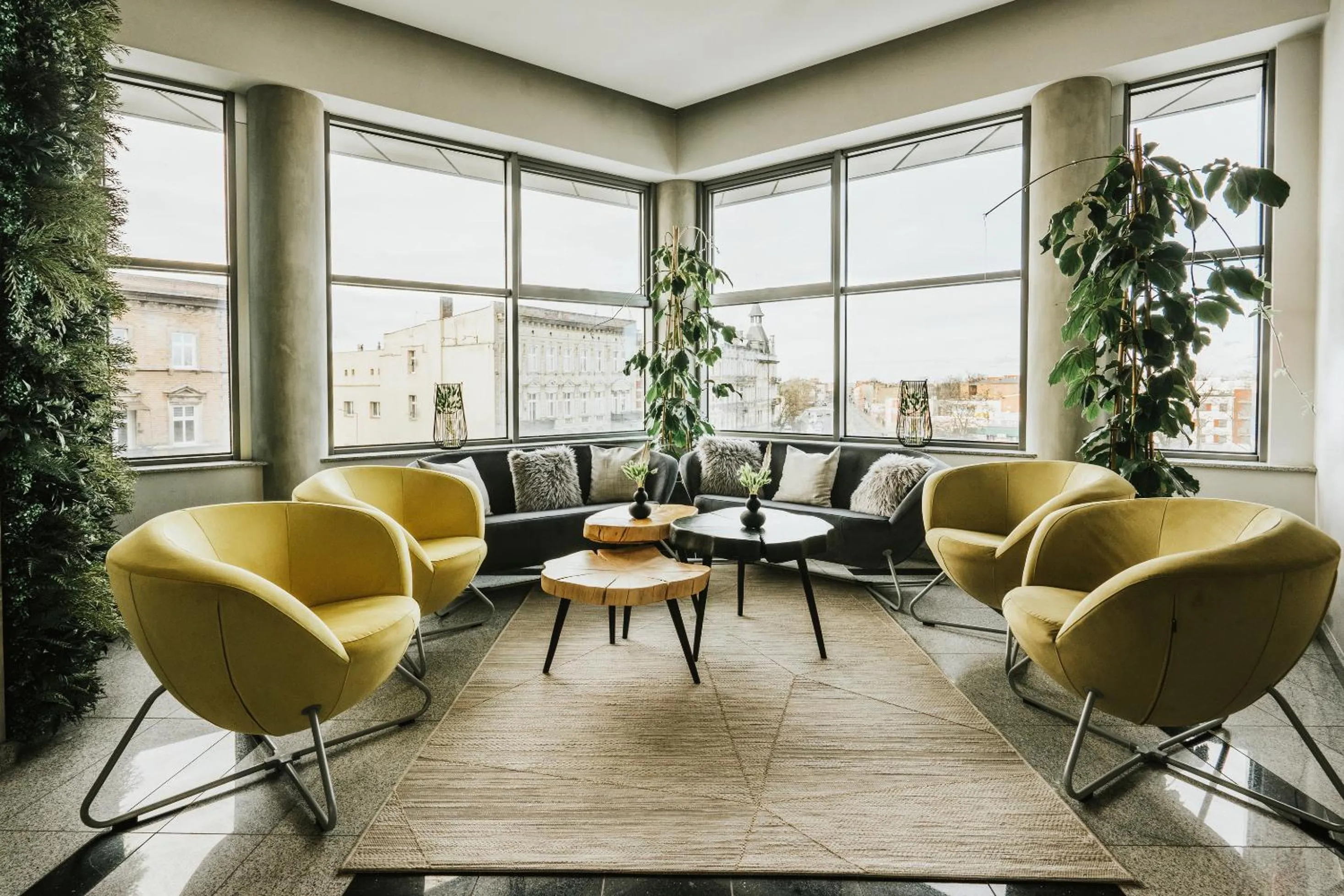 Lobby or reception in Green Hotel