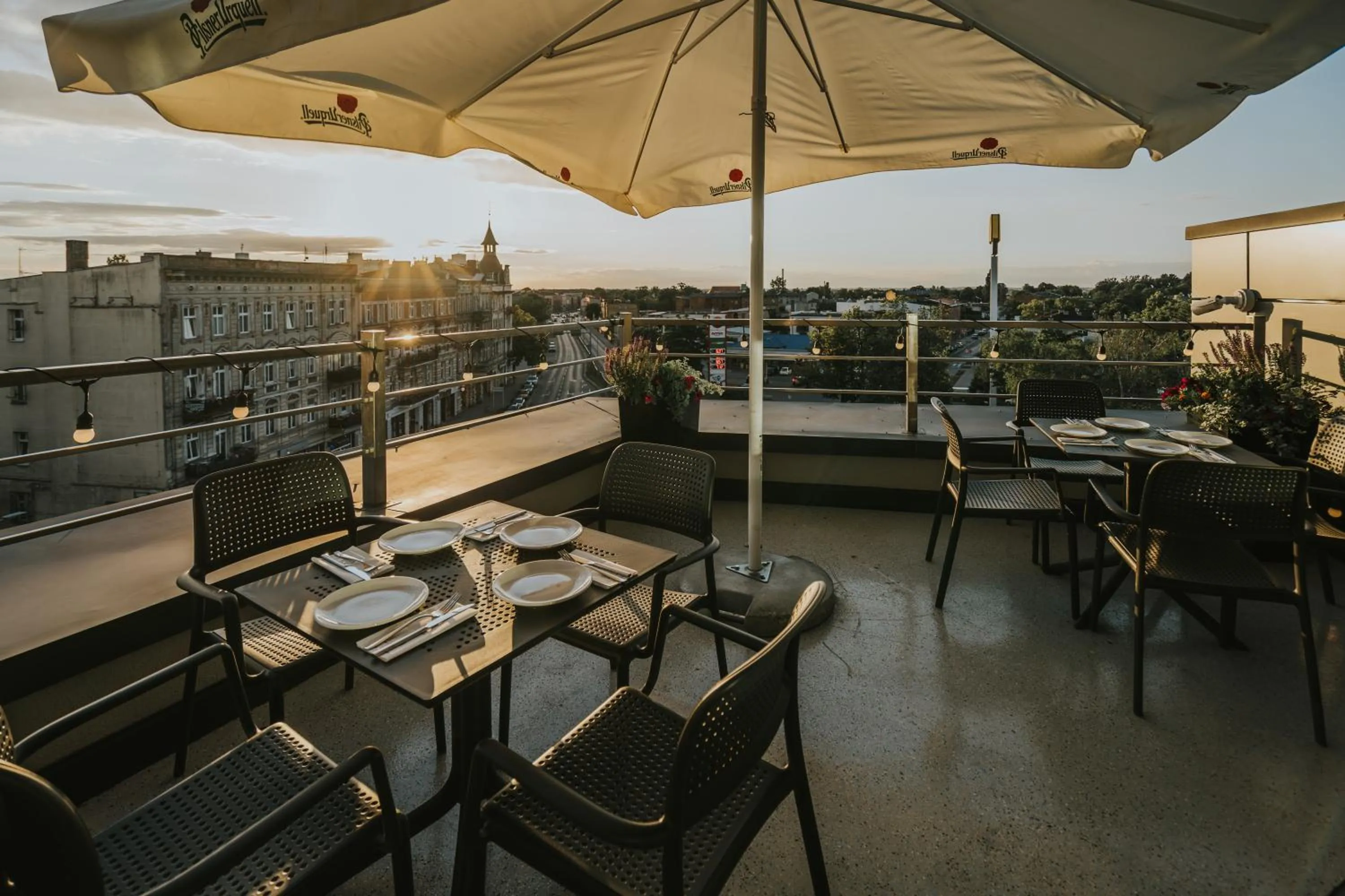 Property building in Green Hotel