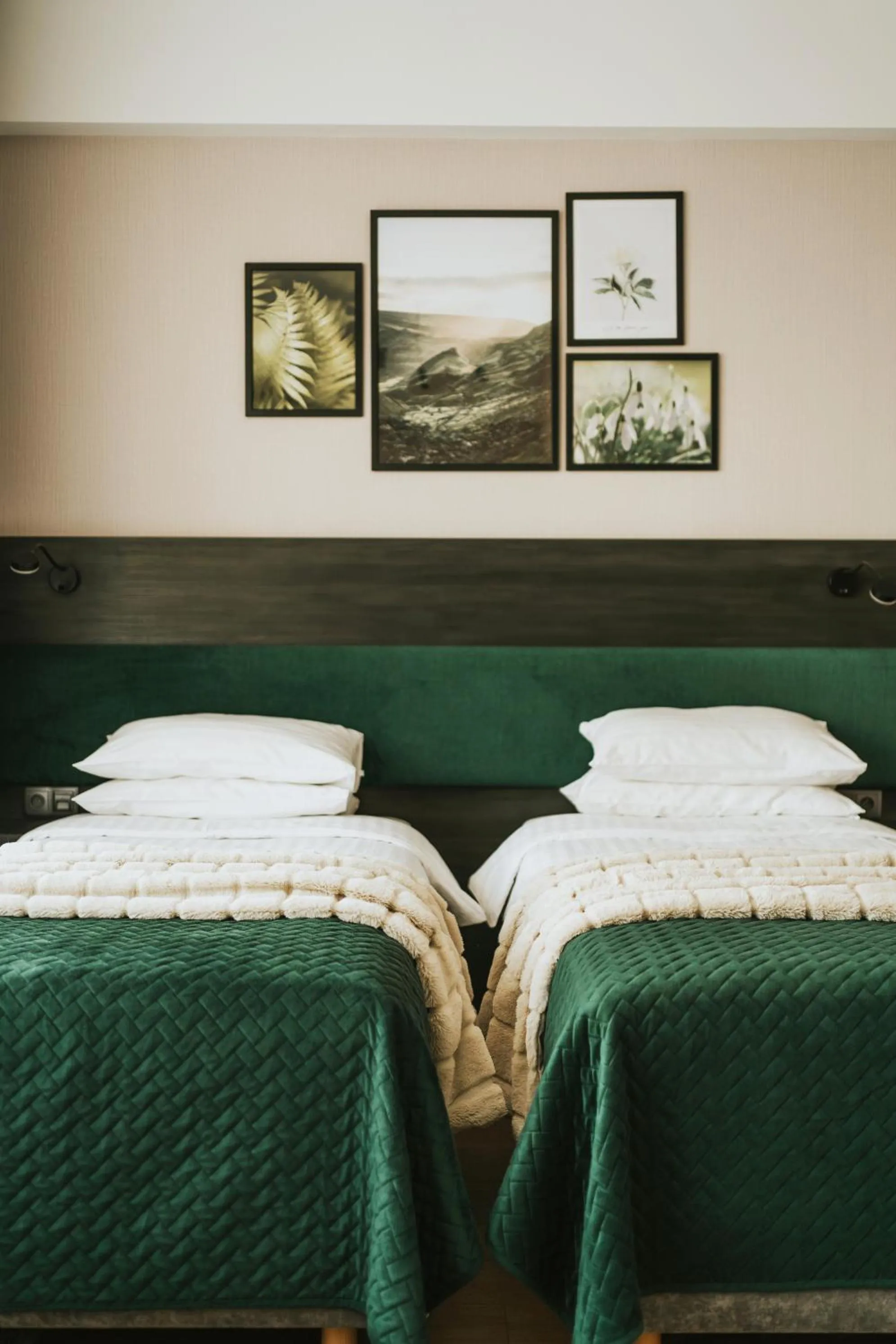 Photo of the whole room, Bed in Green Hotel