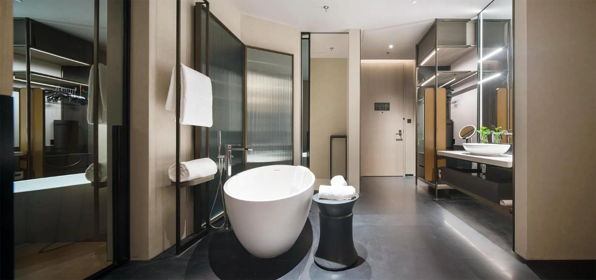 Bathroom in Kimpton Bamboo Grove Suzhou by IHG