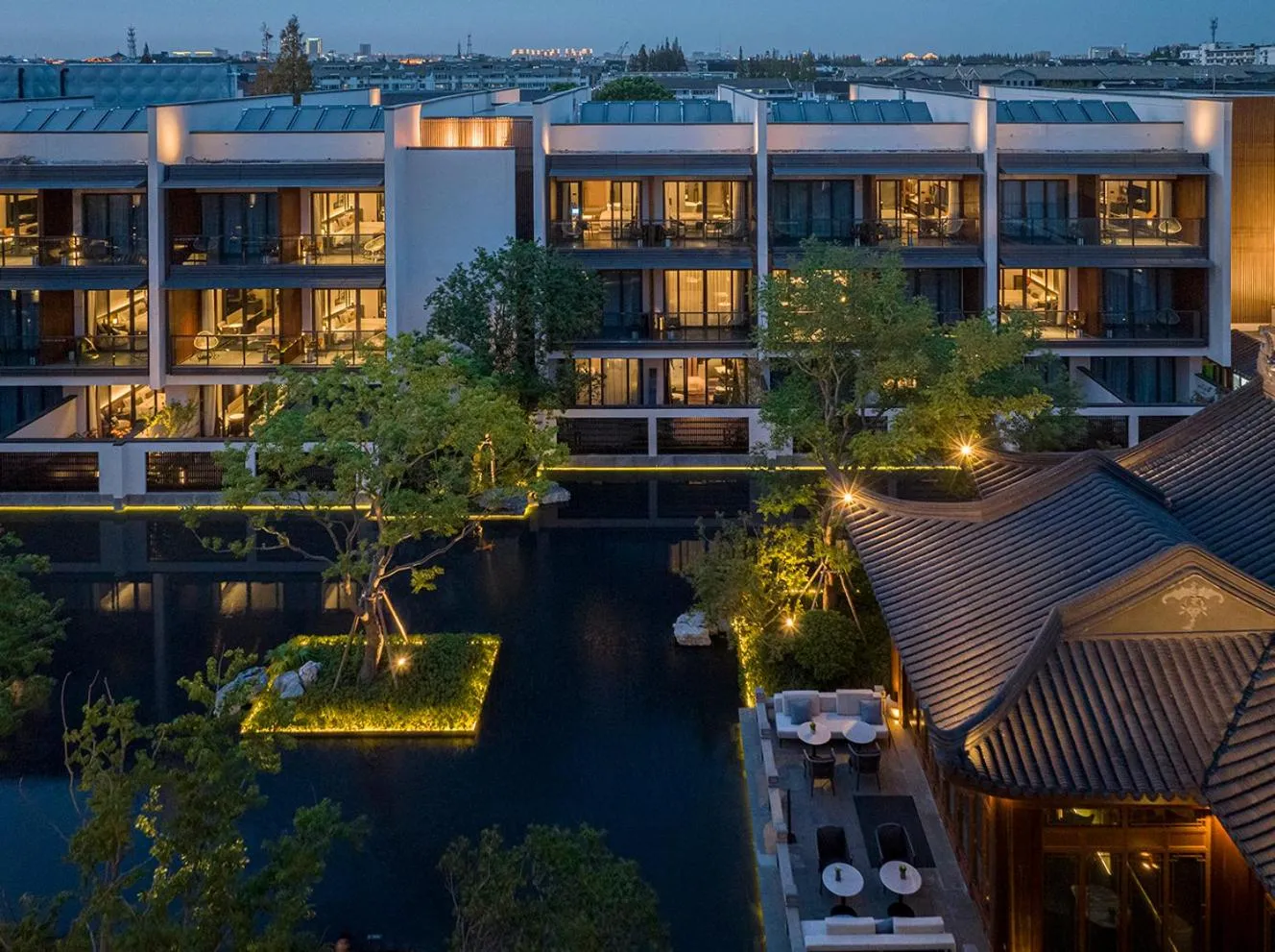 Night in Kimpton Bamboo Grove Suzhou by IHG