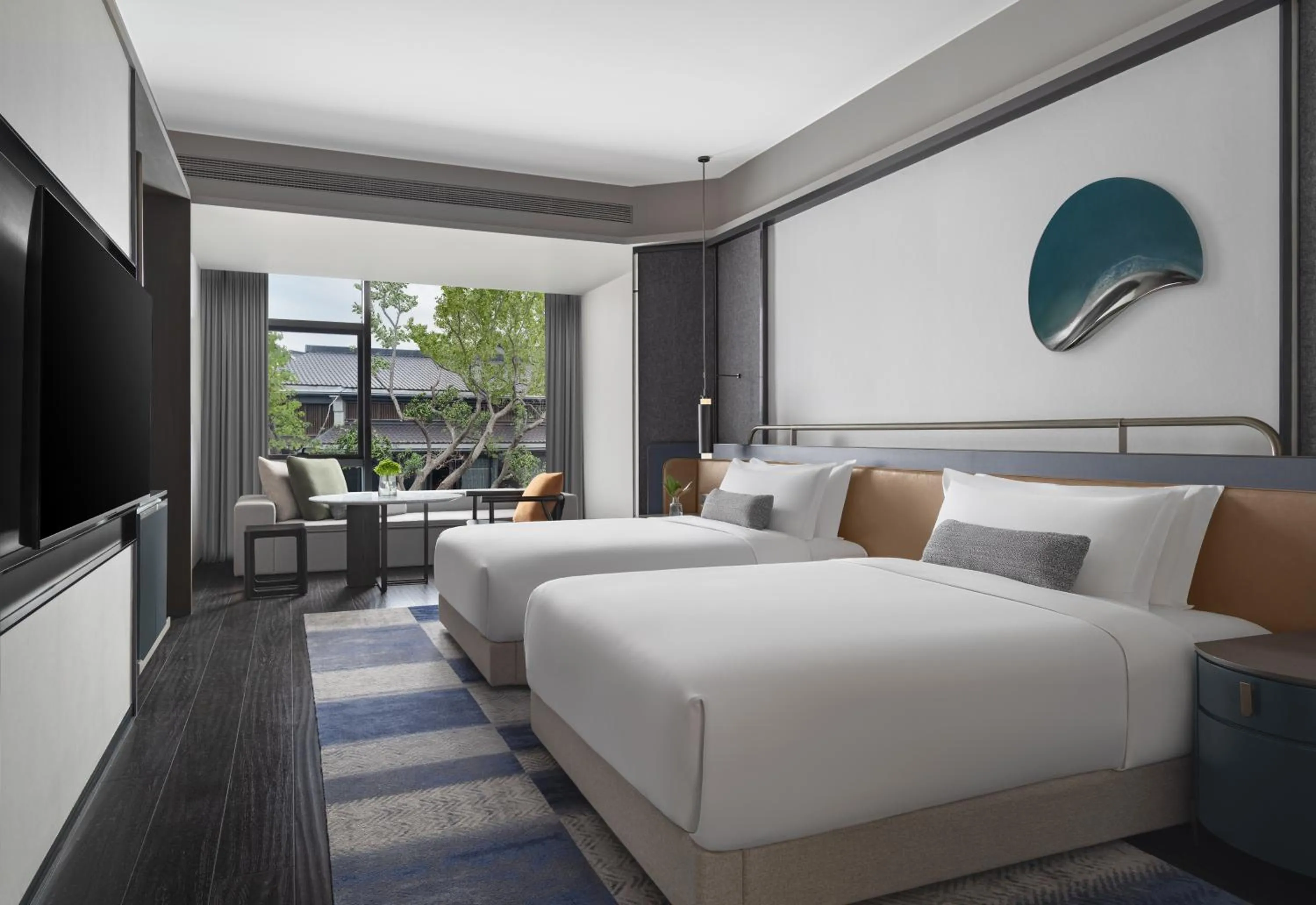 Bed in Kimpton Bamboo Grove Suzhou by IHG