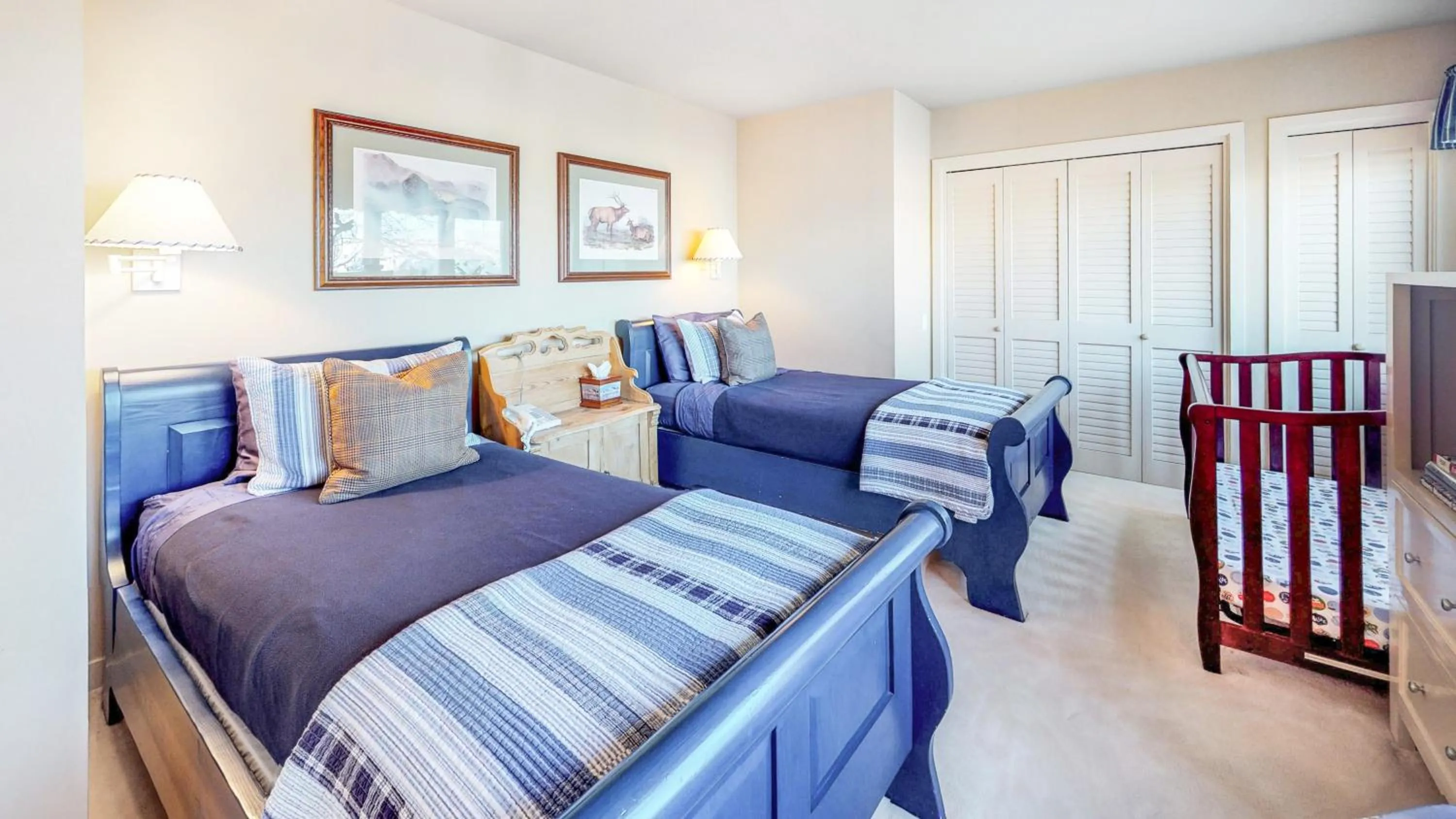 Bedroom, Bed in Trails Edge by Snowmass Vacations
