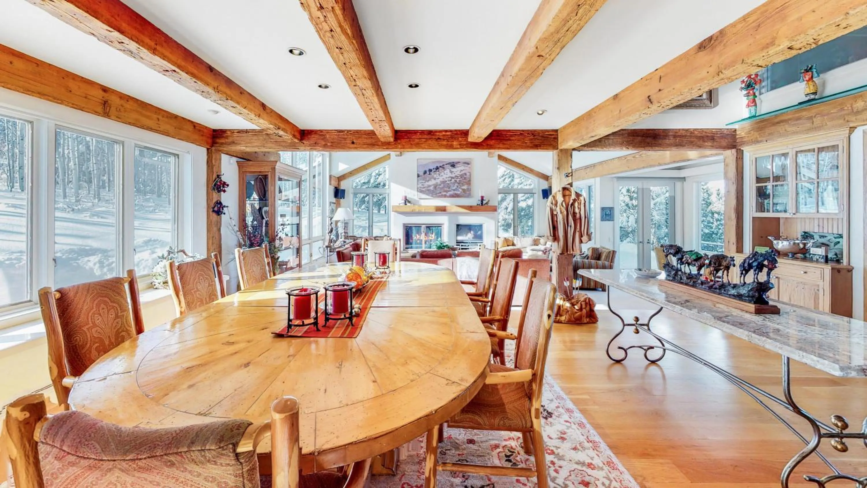 Dining area in Trails Edge by Snowmass Vacations