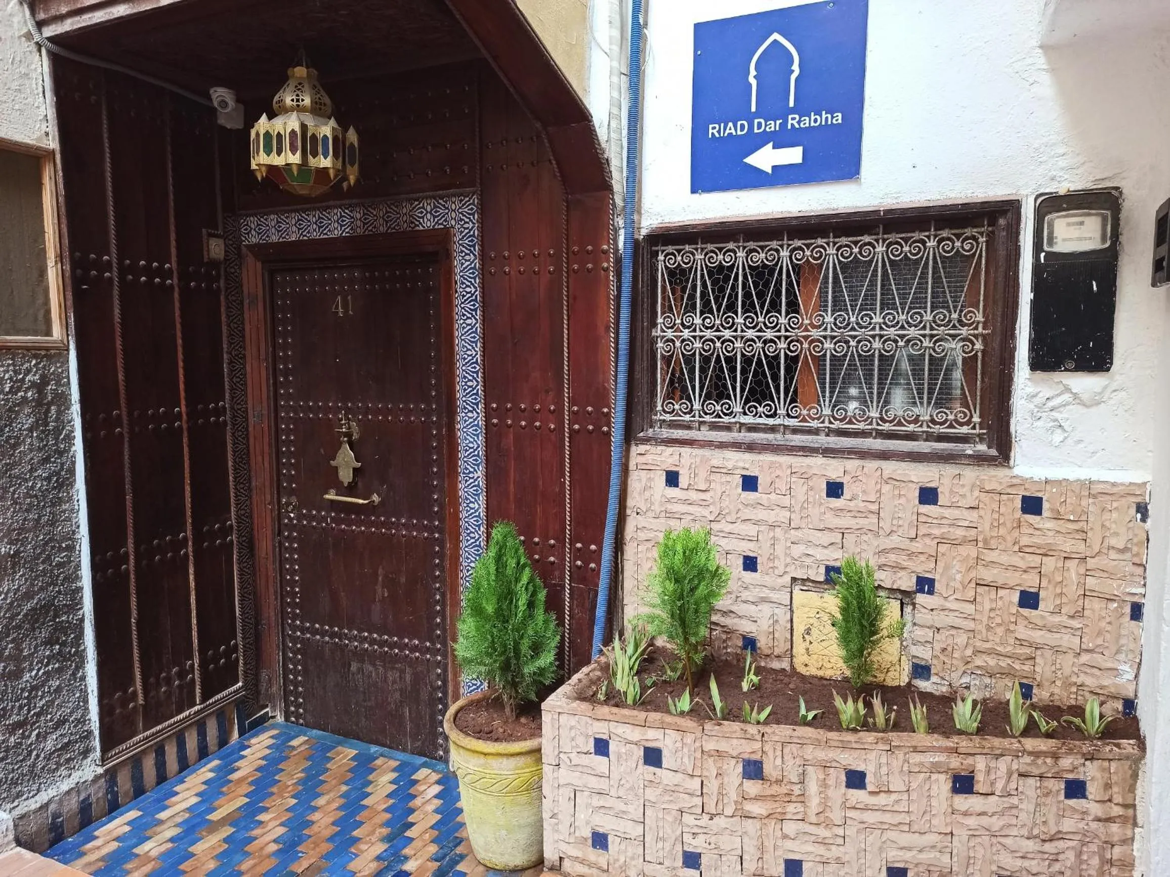 Facade/entrance in Riad Dar Rabha