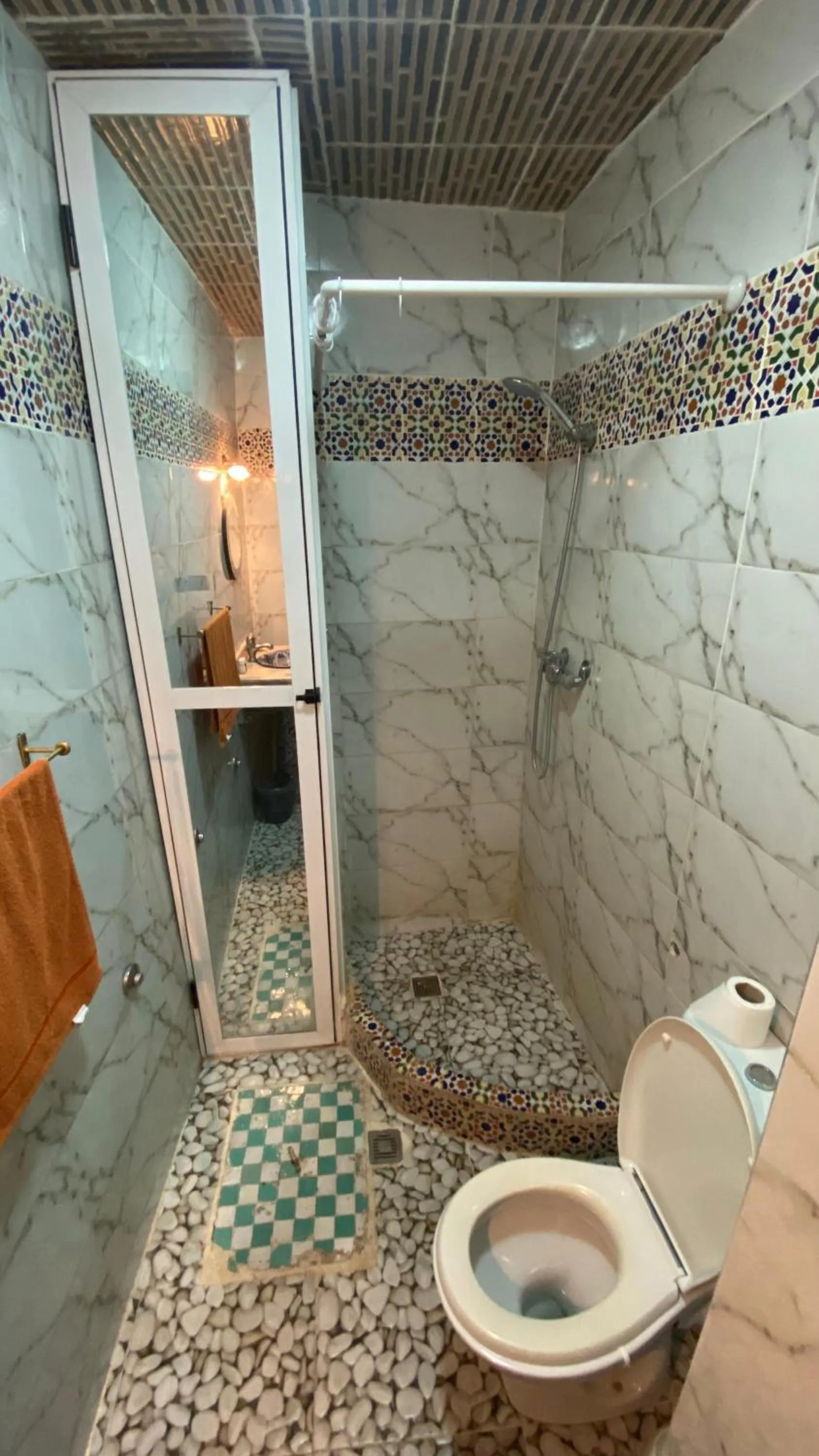 Shower in Riad Dar Rabha