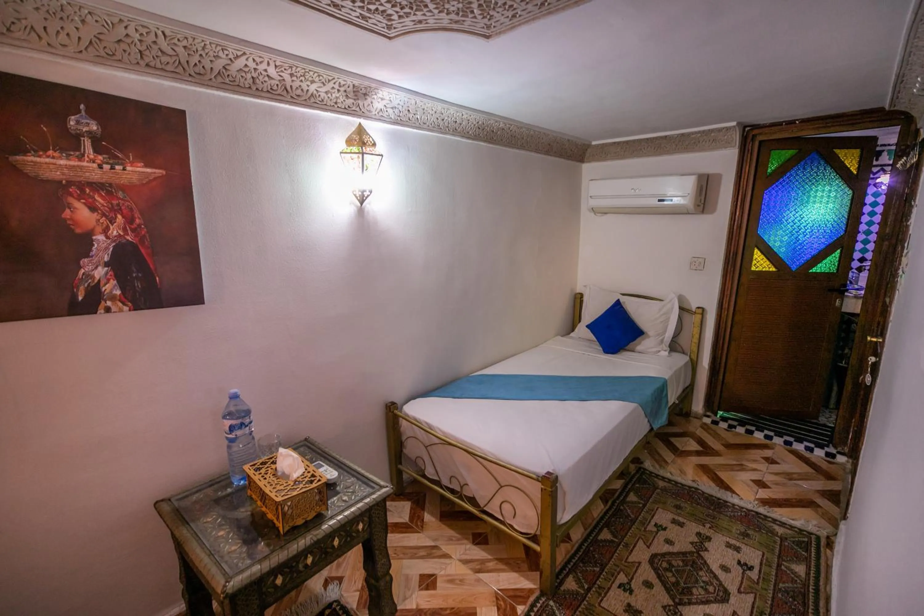 Shower, Bed in Riad Dar Rabha