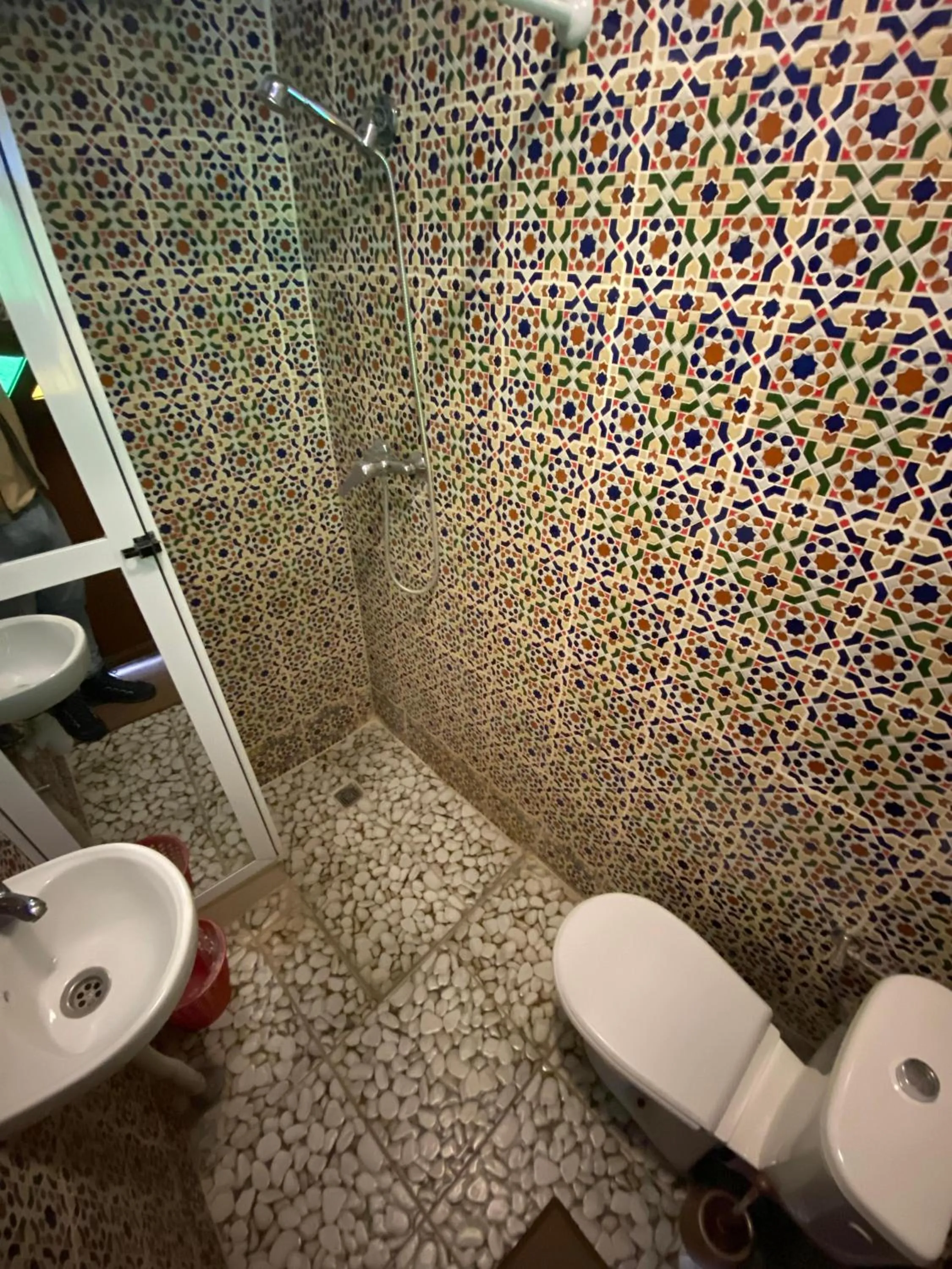 Shower in Riad Dar Rabha