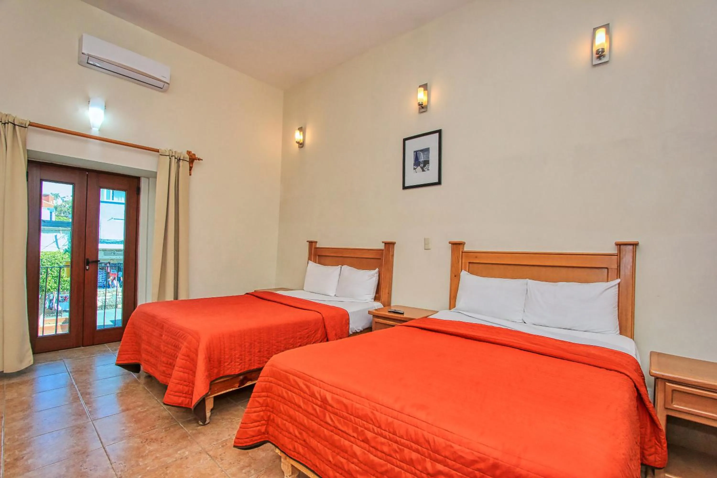 Bed in Hotel Santa Rita