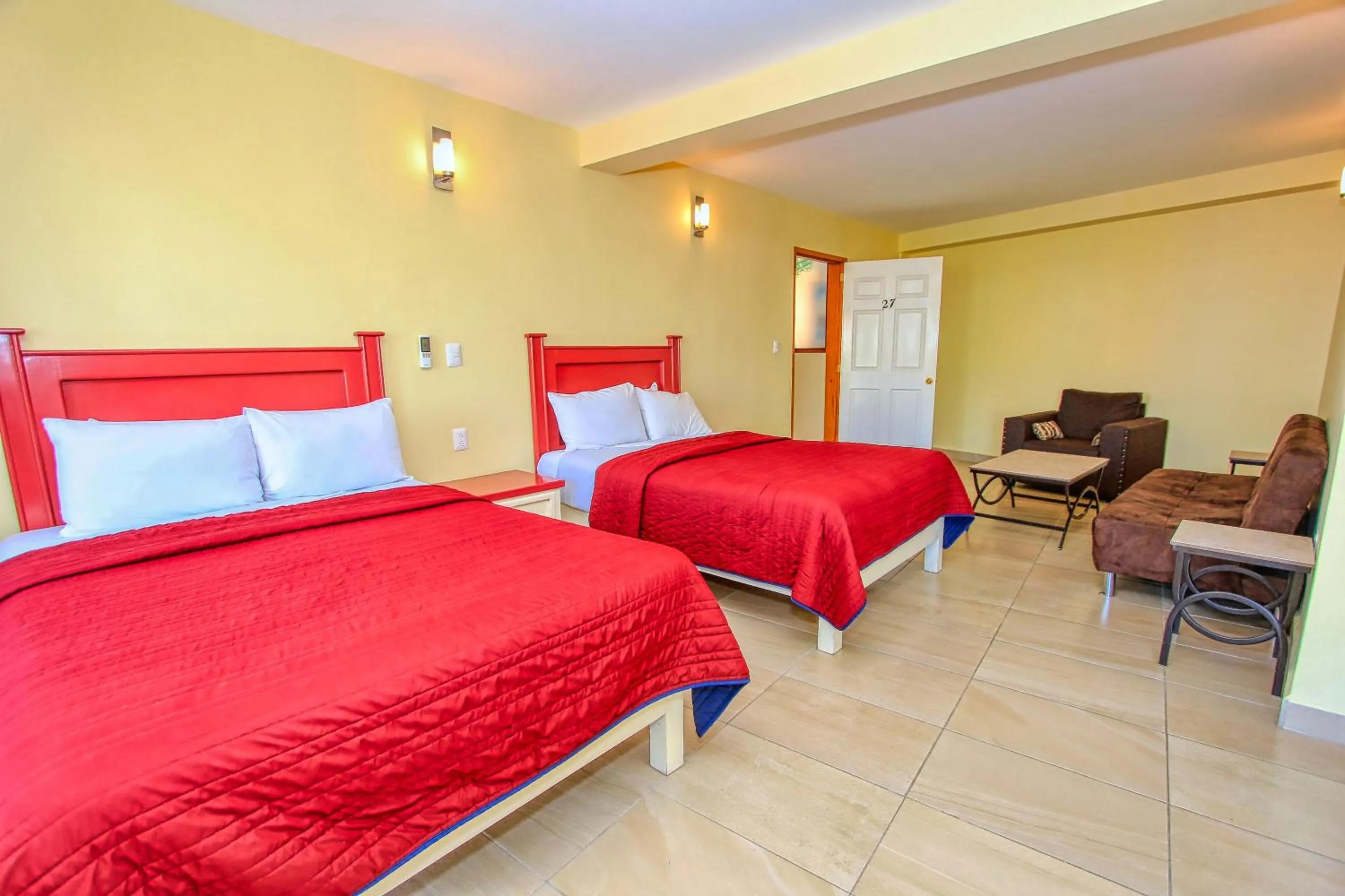 Bed in Hotel Santa Rita