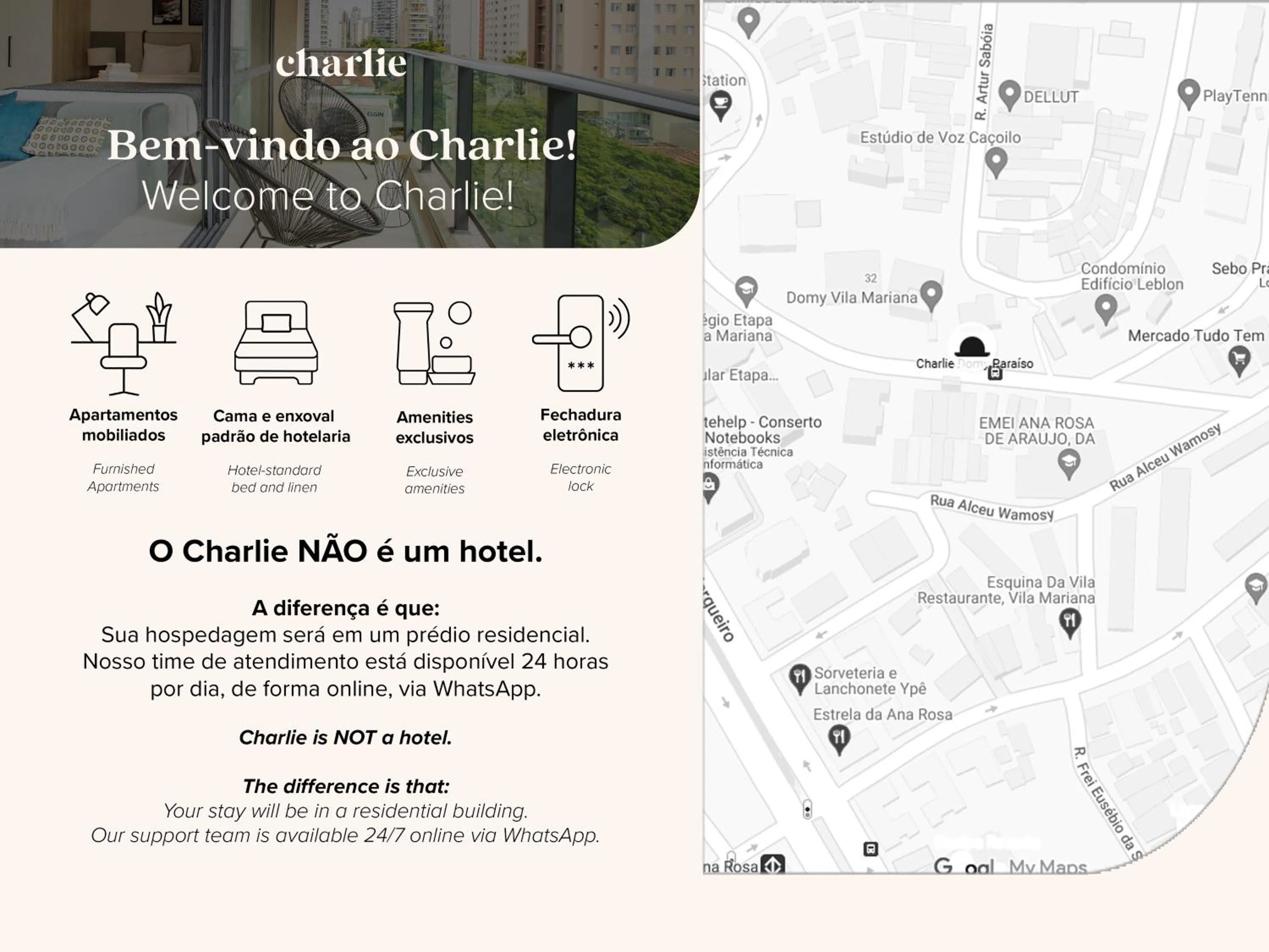 Property building in Charlie Domy Paraíso