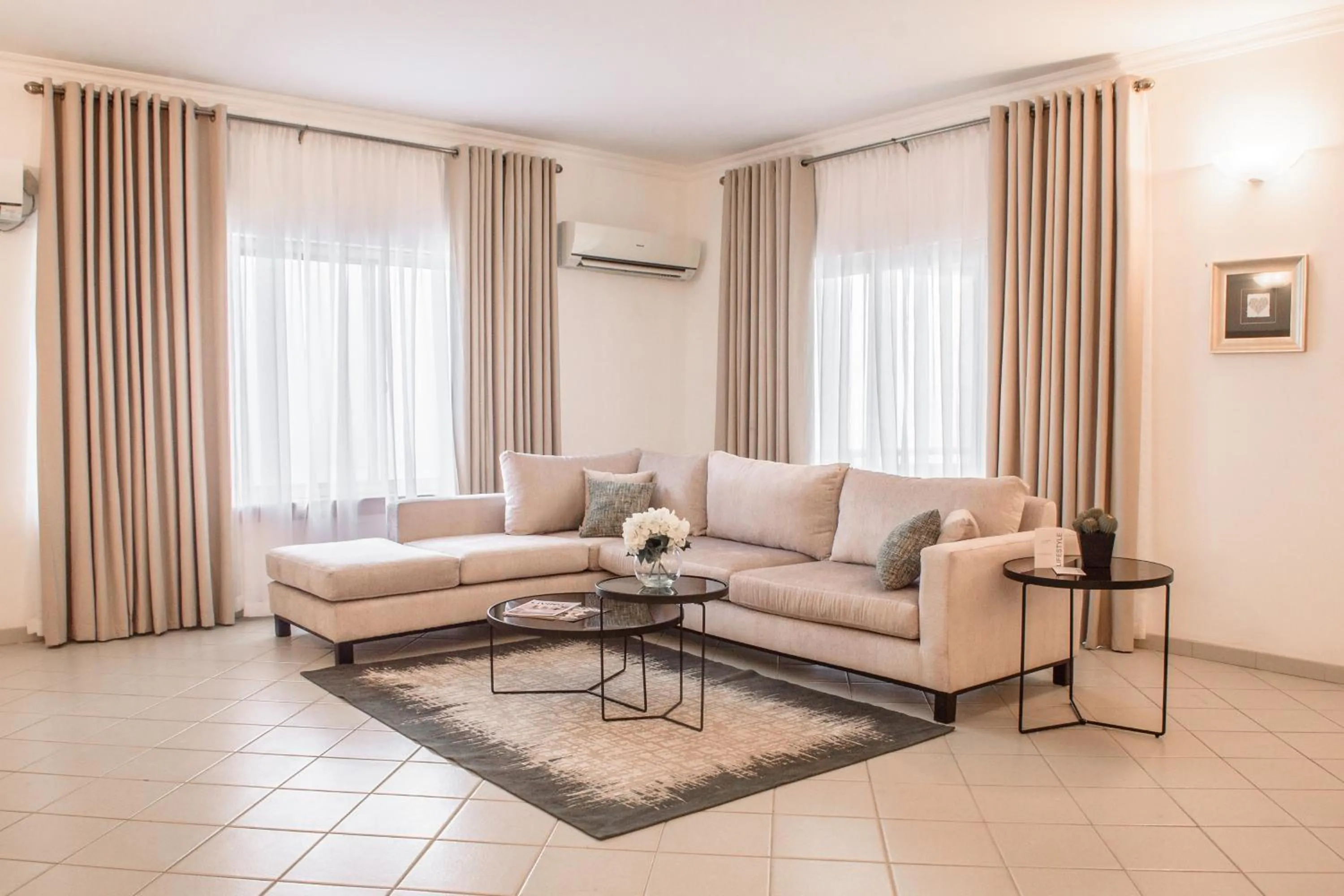 Living room in Pier Harbour Residences and Spa