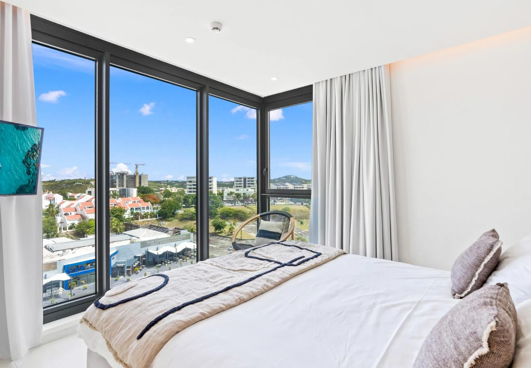 Bed in Fourteen at Mullet Bay