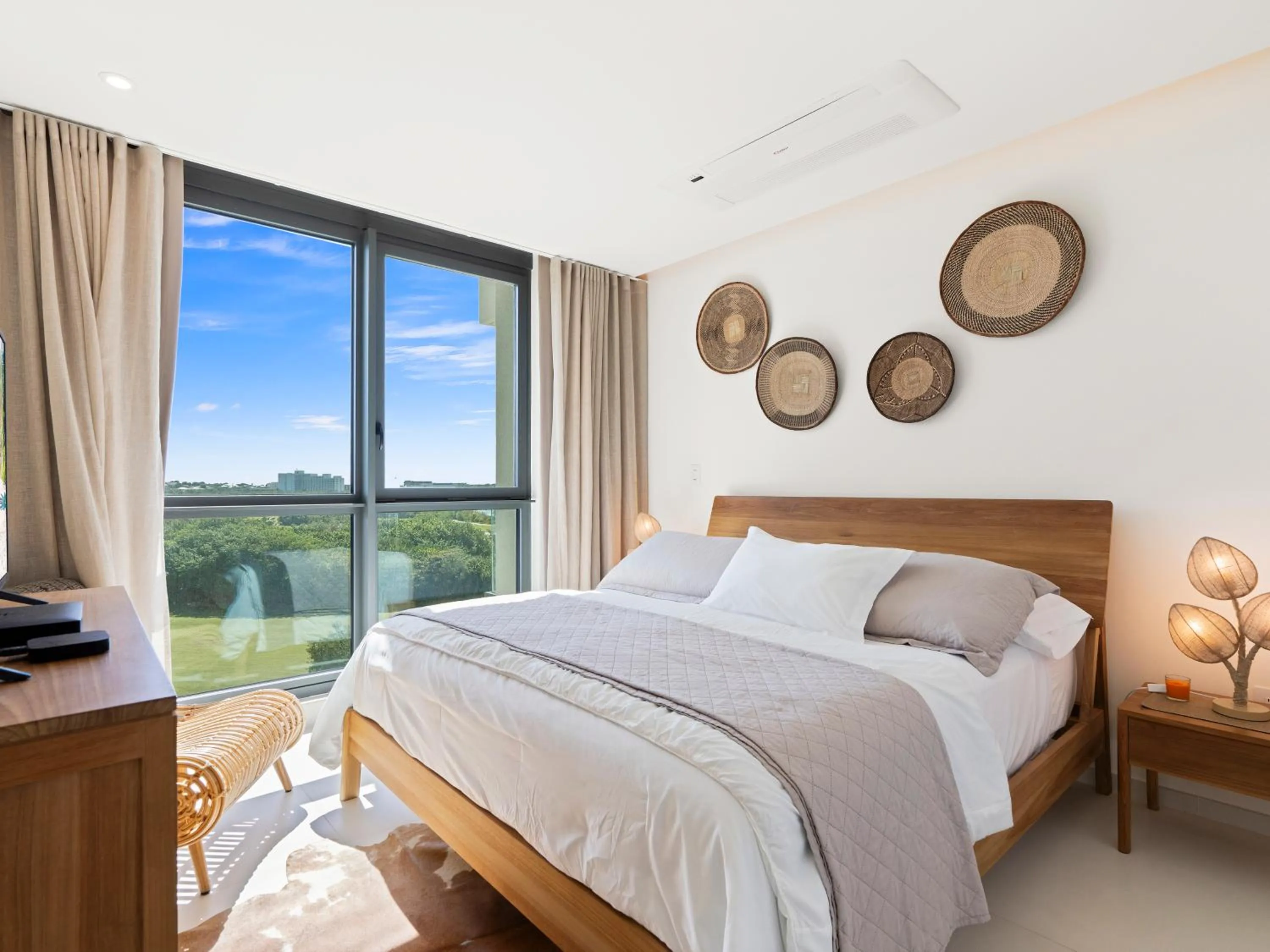 Bed in Fourteen at Mullet Bay