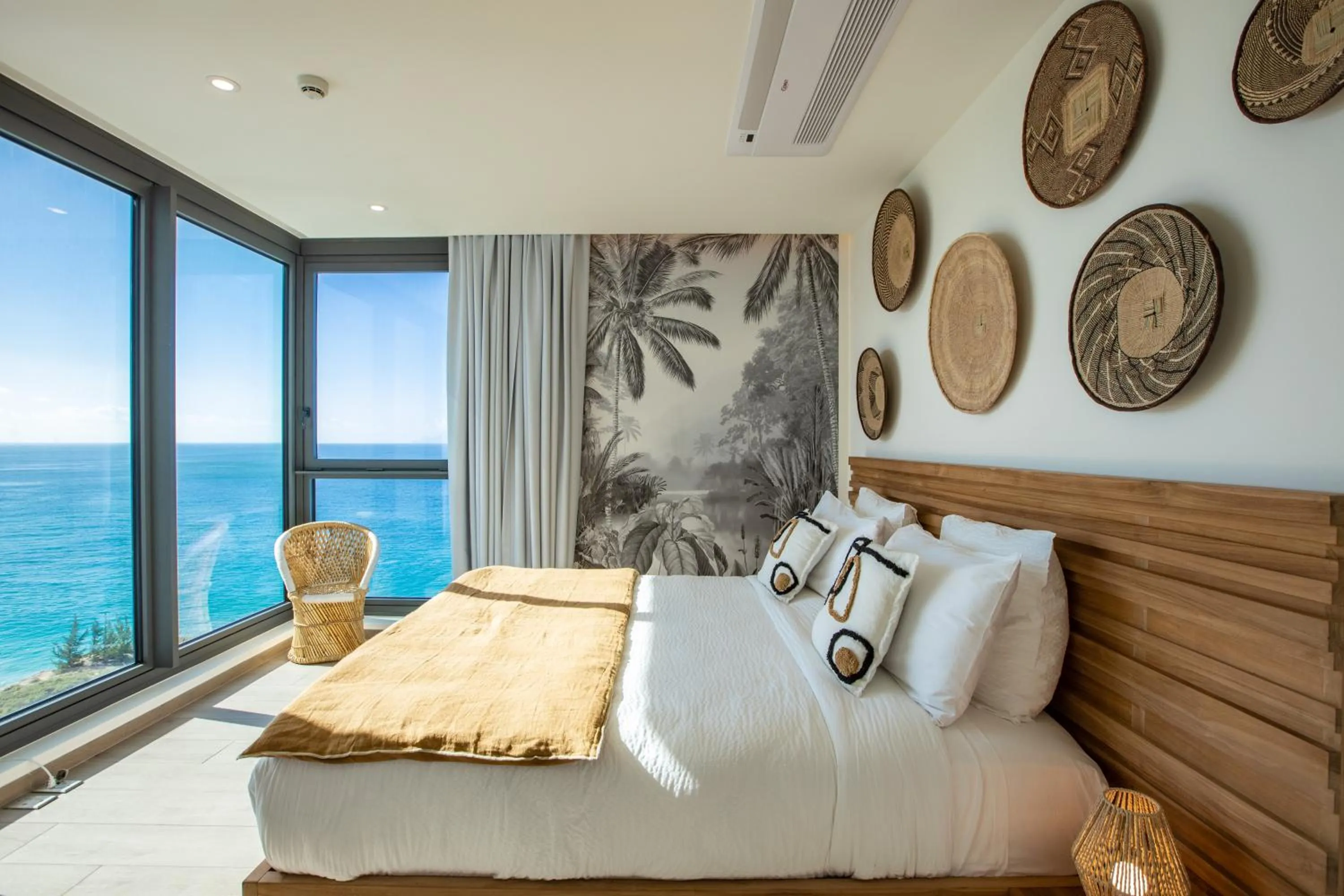 Bed in Fourteen at Mullet Bay