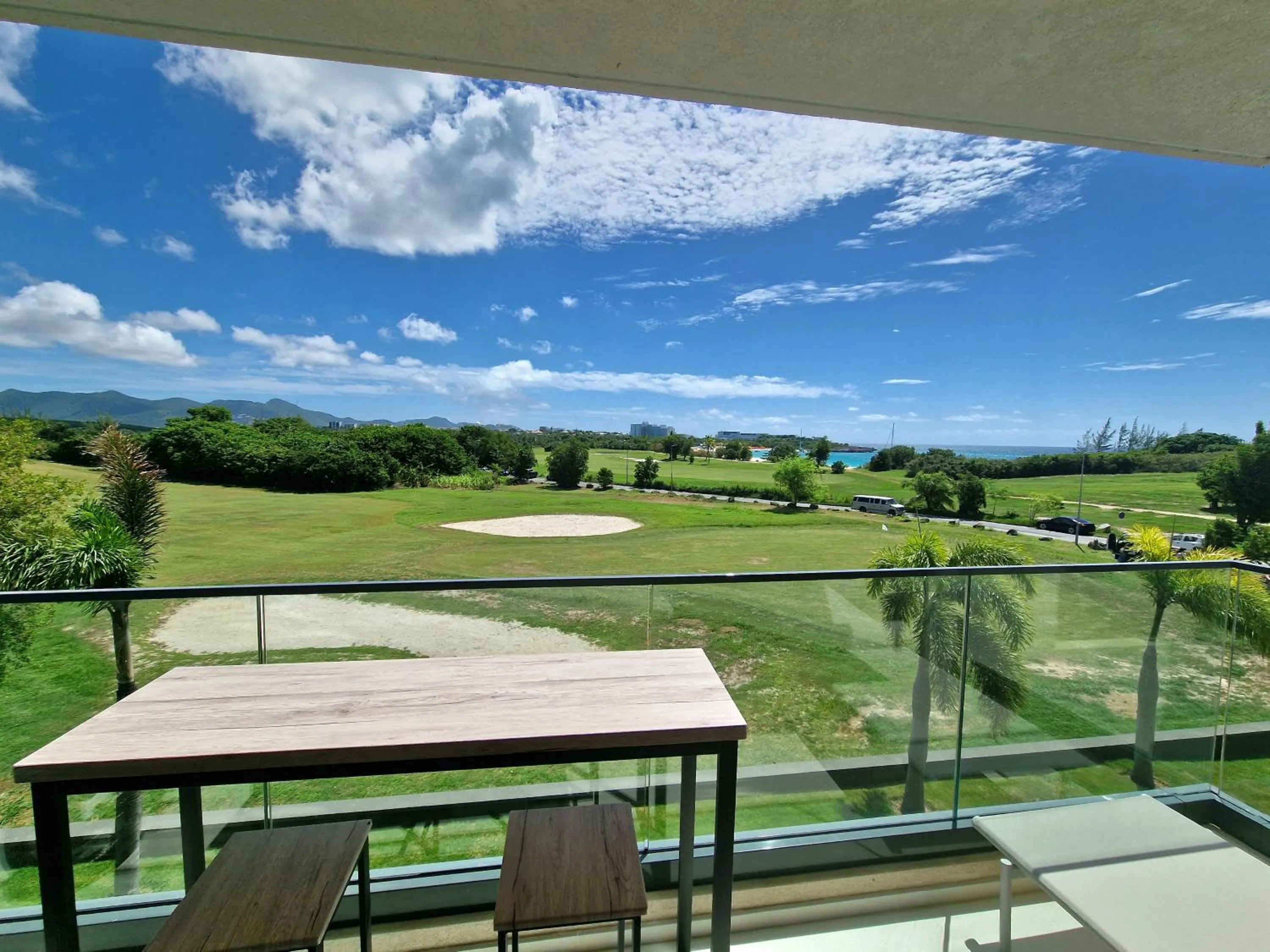 Patio in Fourteen at Mullet Bay