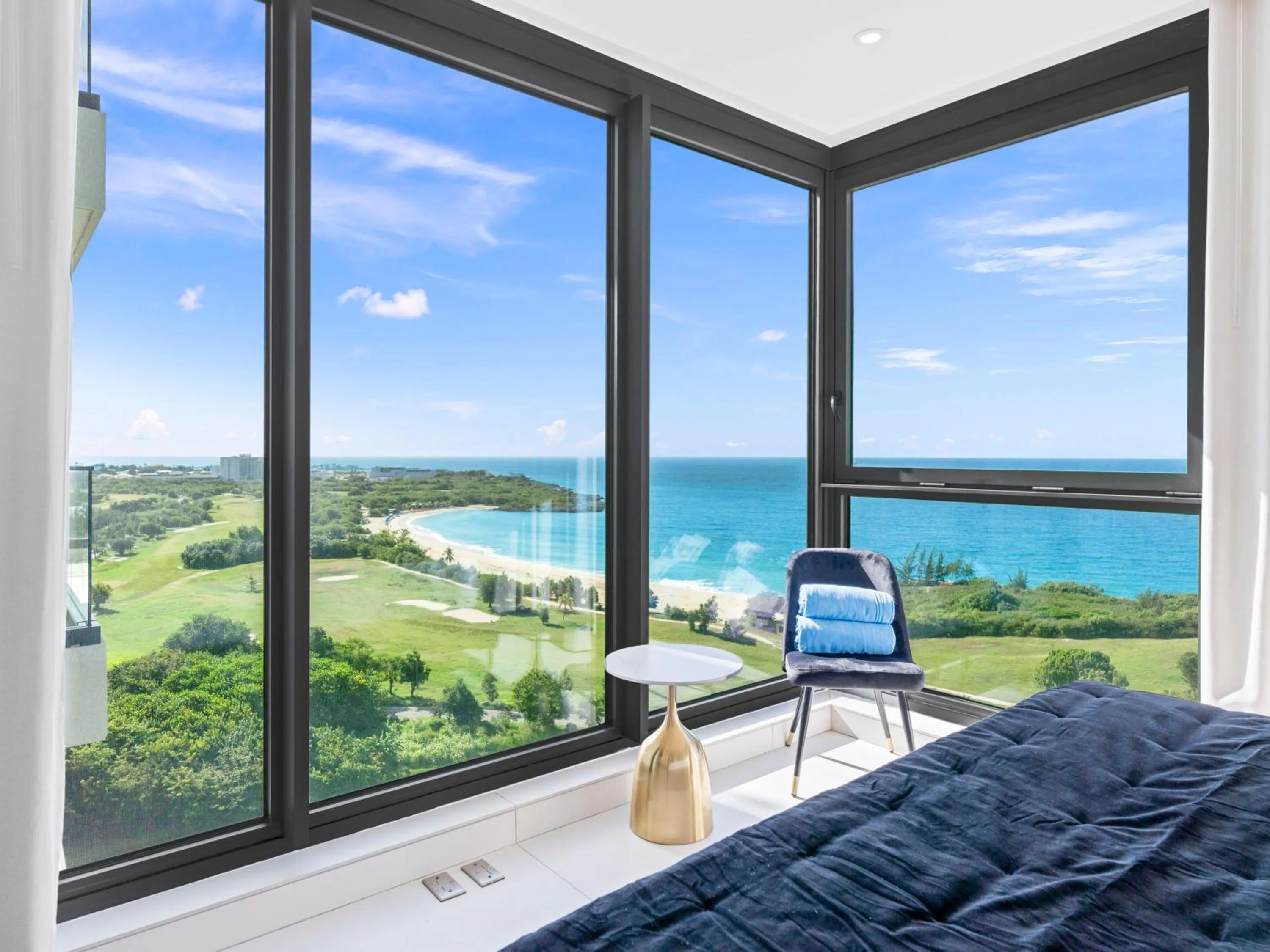 Bedroom in Fourteen at Mullet Bay