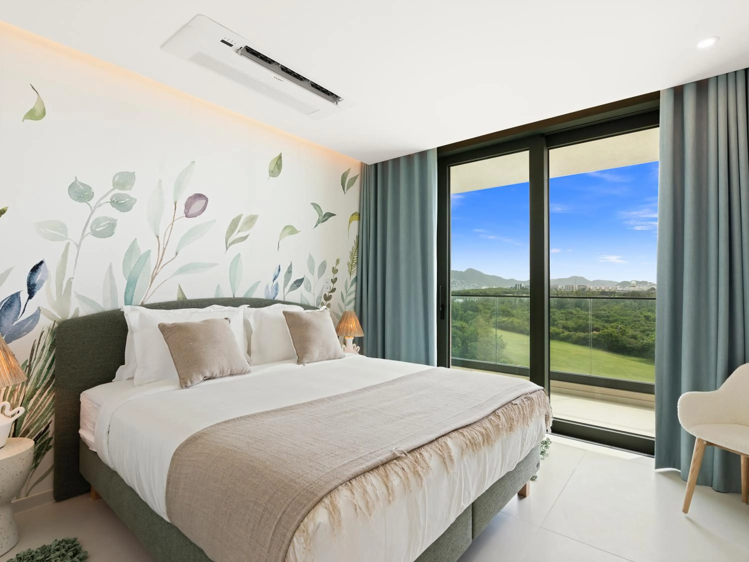 Bed in Fourteen at Mullet Bay