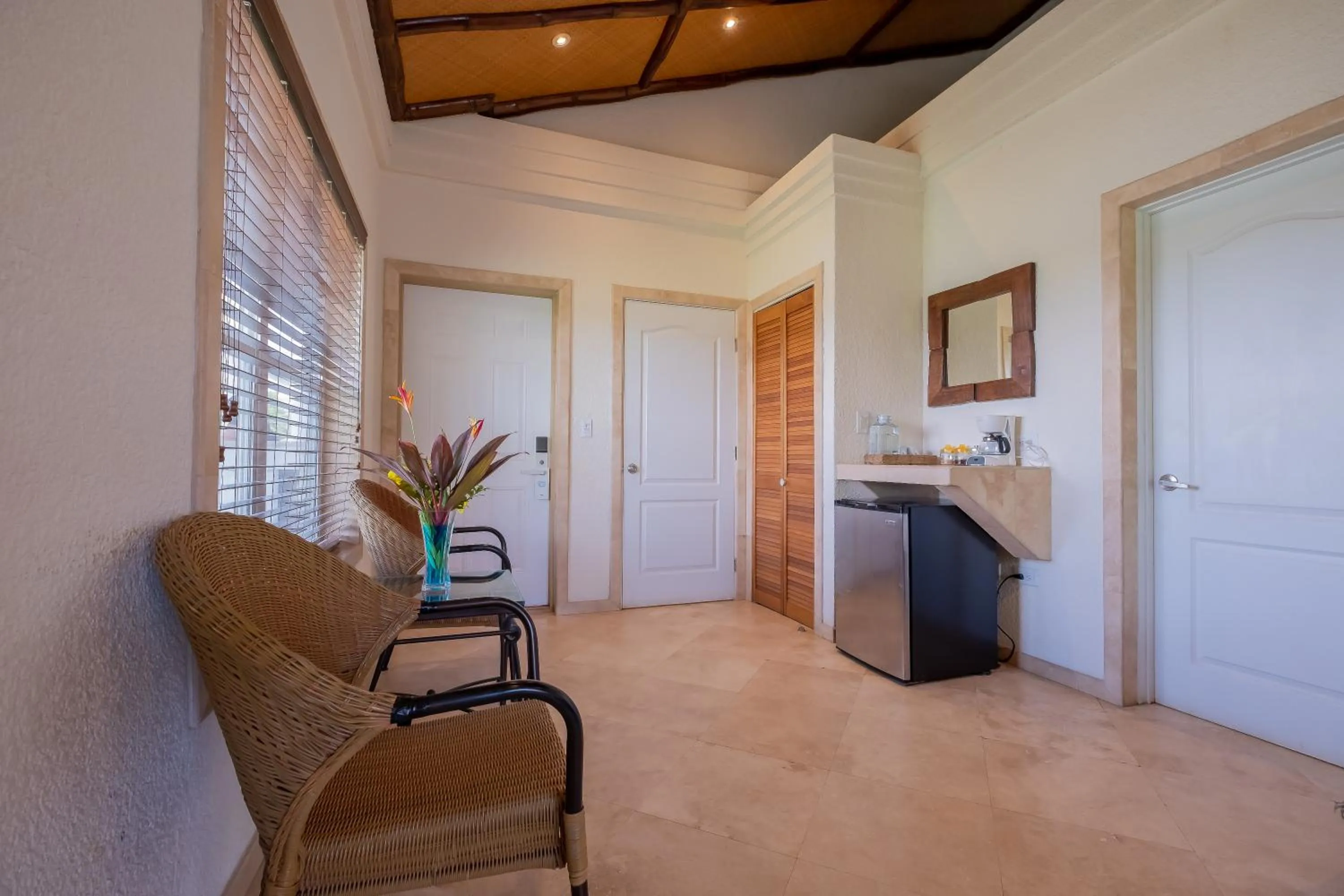 Seating area in Placencia Resort
