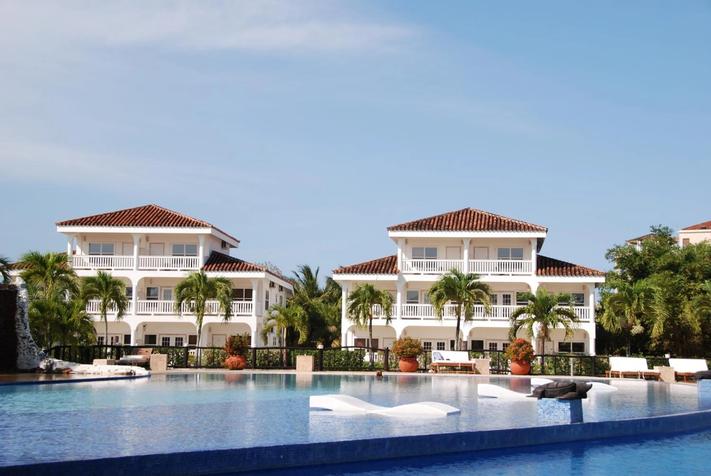 Pool view in Placencia Resort