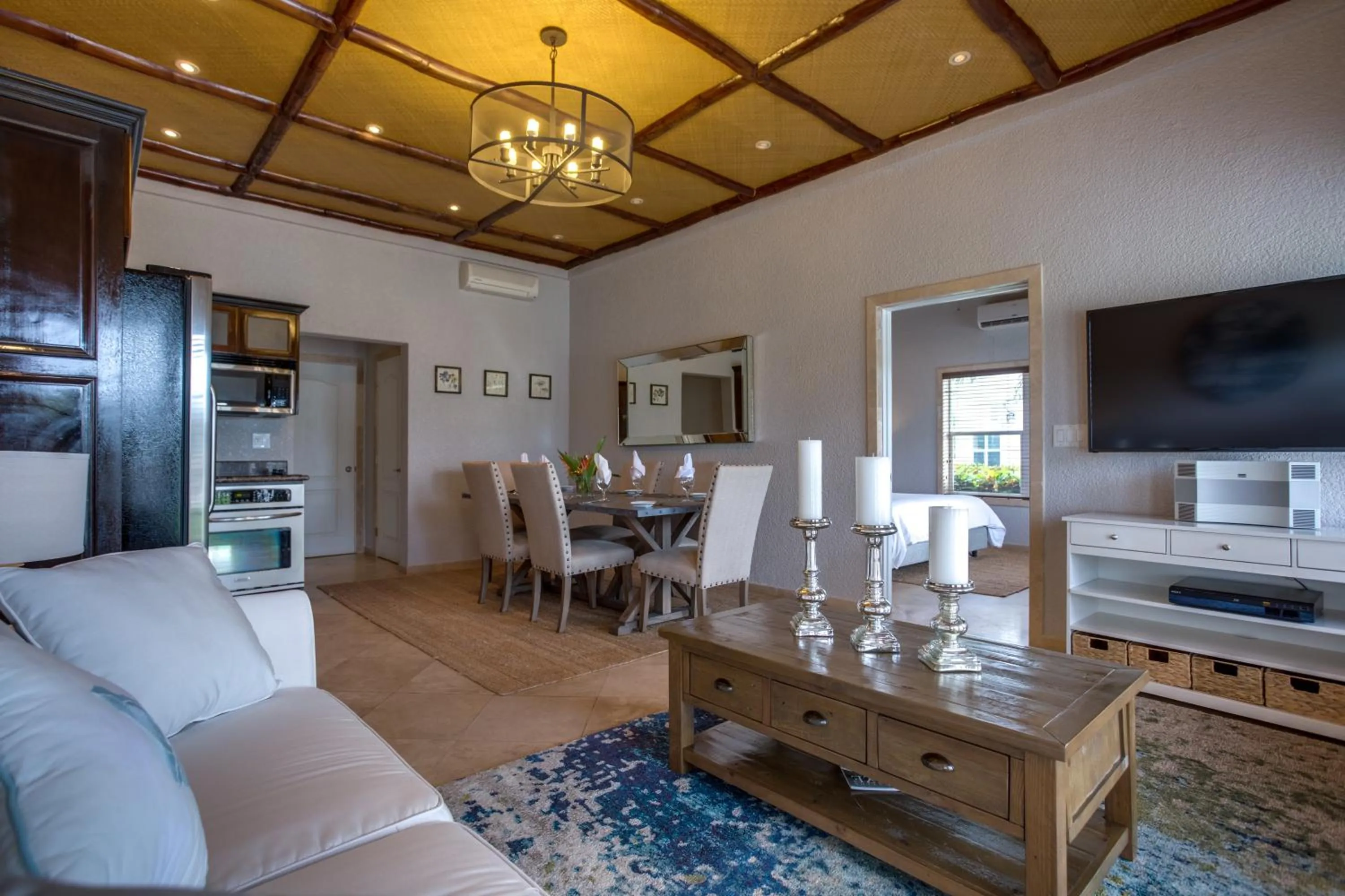 Living room in Placencia Resort