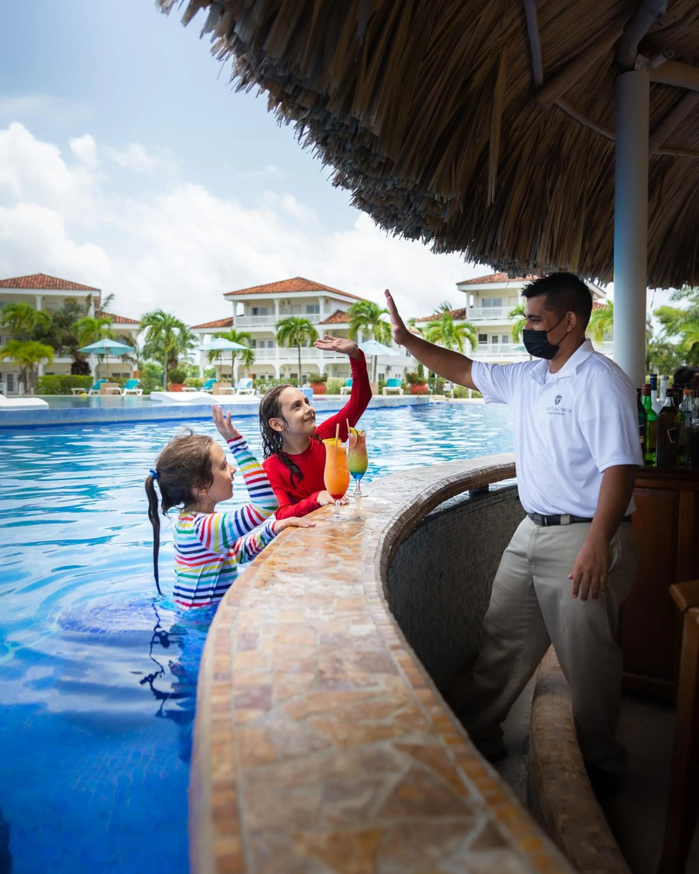 Swimming pool in Placencia Resort