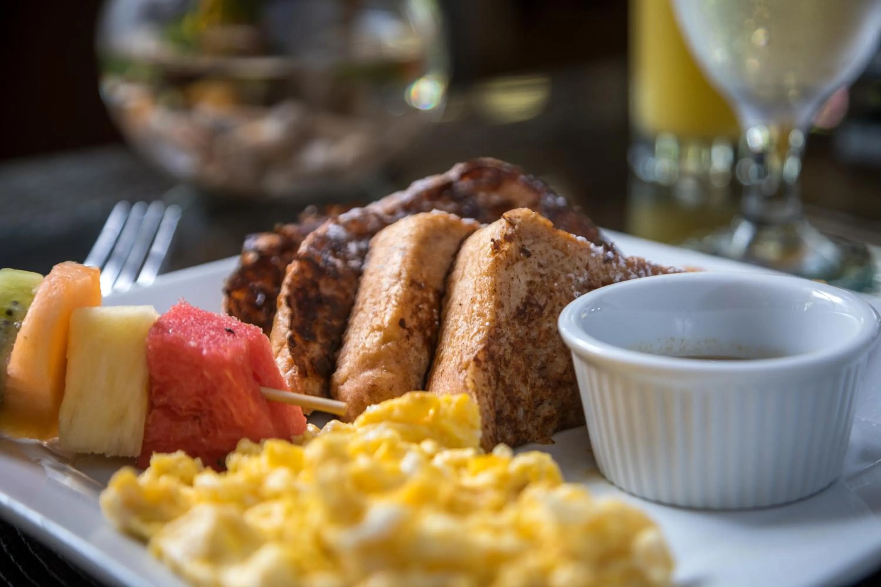 Continental breakfast in Placencia Resort