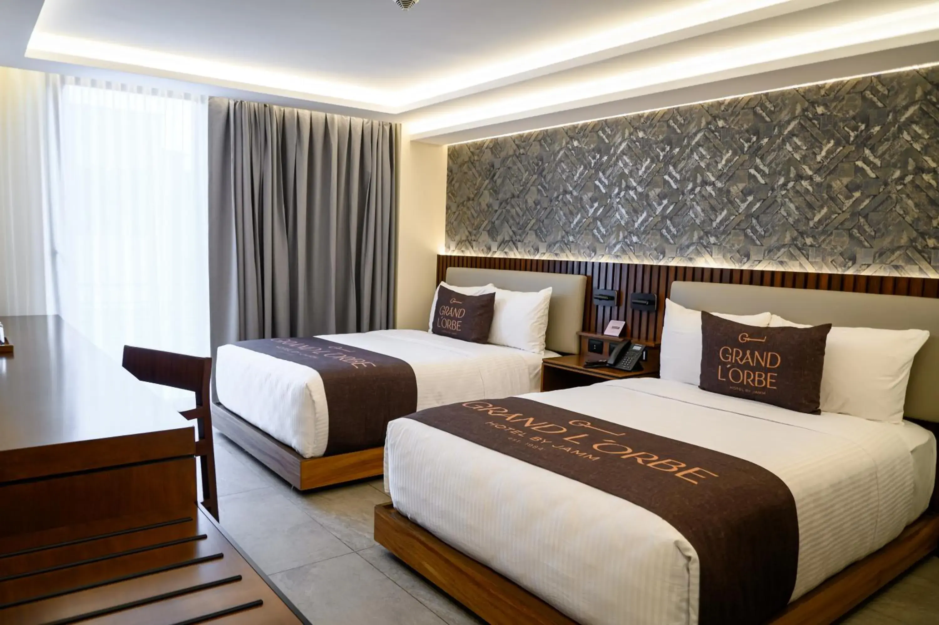 Superior Twin Room in Hotel Grand L'Orbe by JAMM Superior Twin Room in Hotel Grand L'Orbe by JAMM