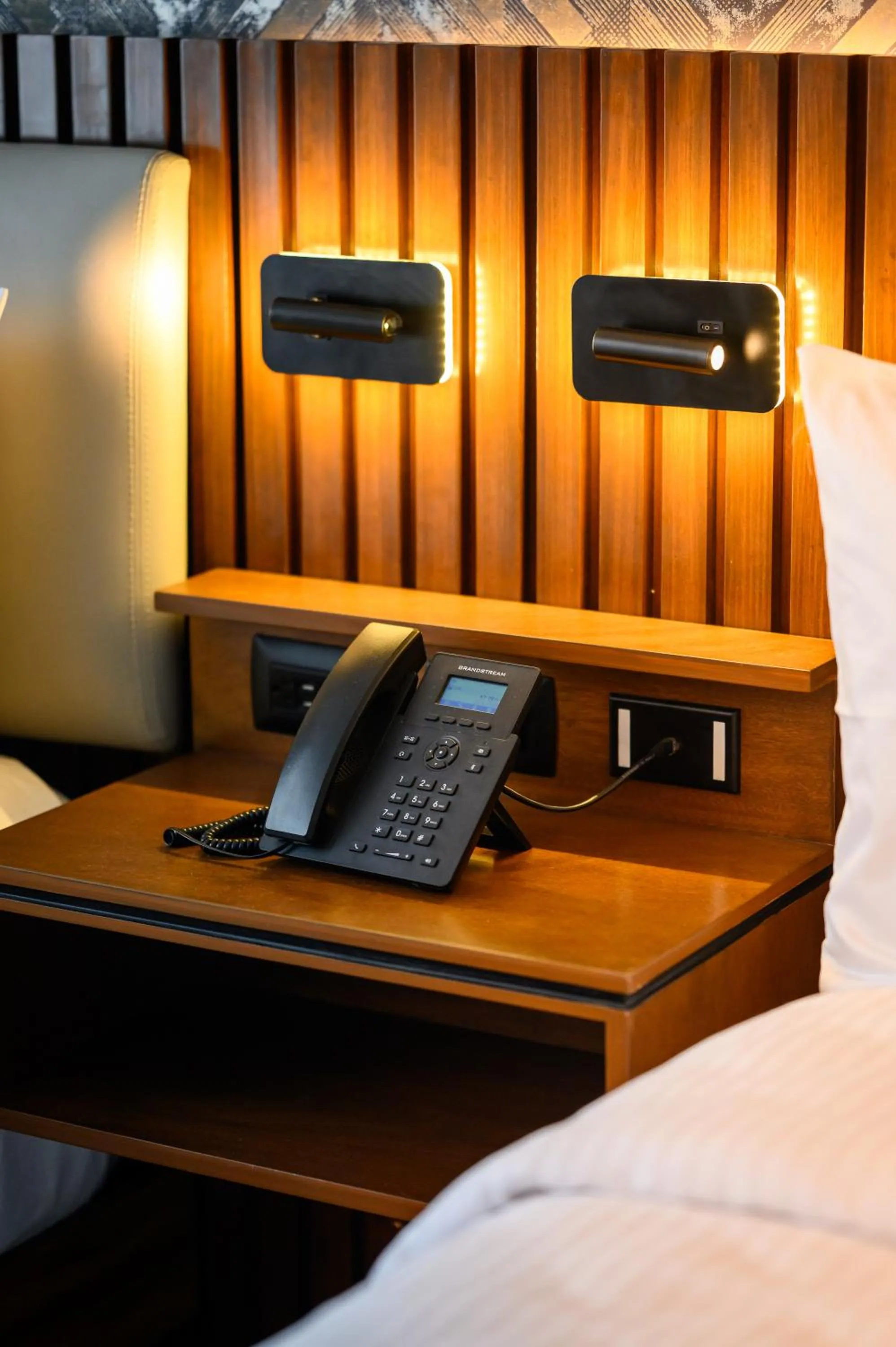 Bed in Hotel Grand L'Orbe by JAMM