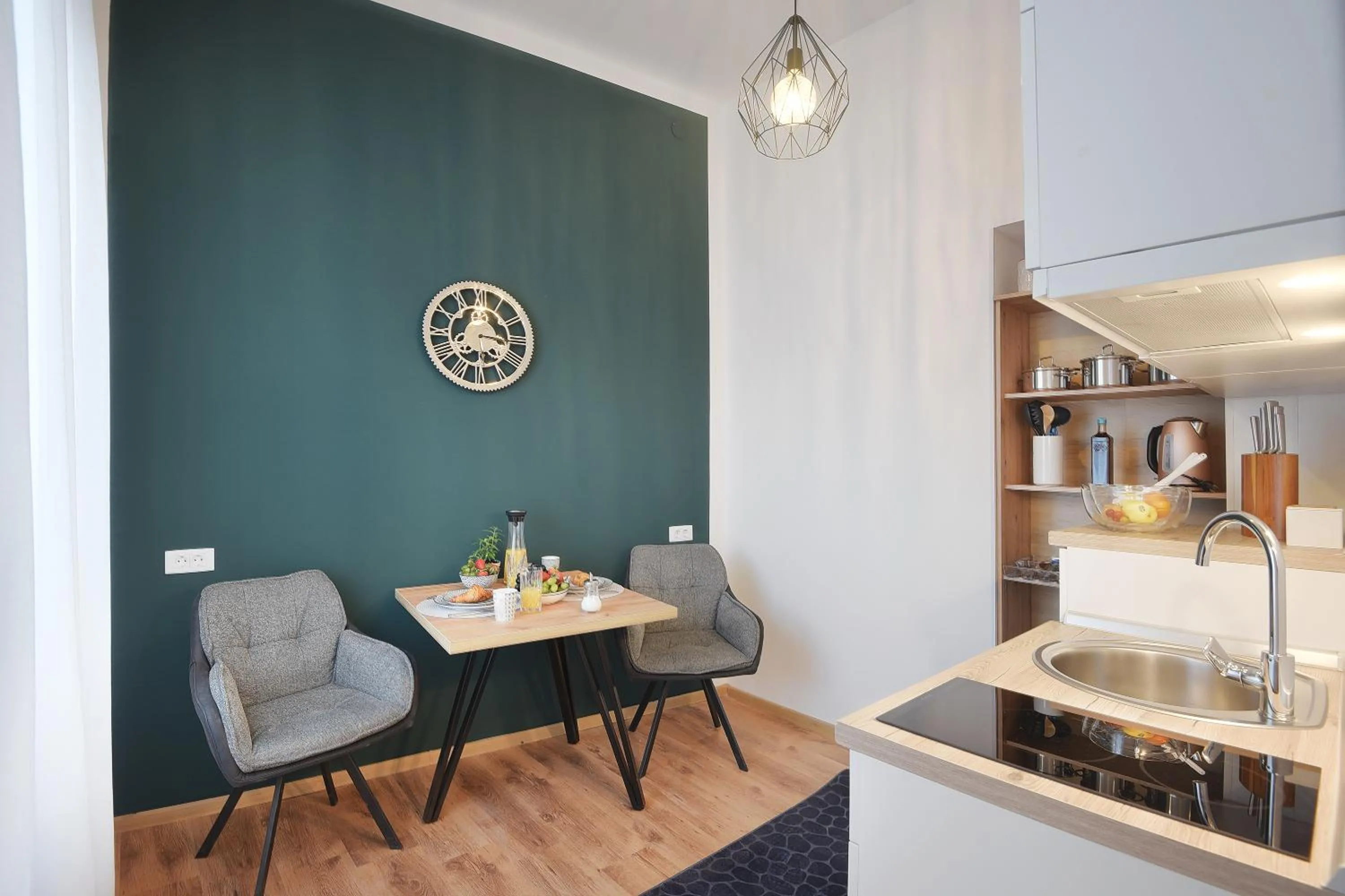 Dining area in Emi Luxury Apartments