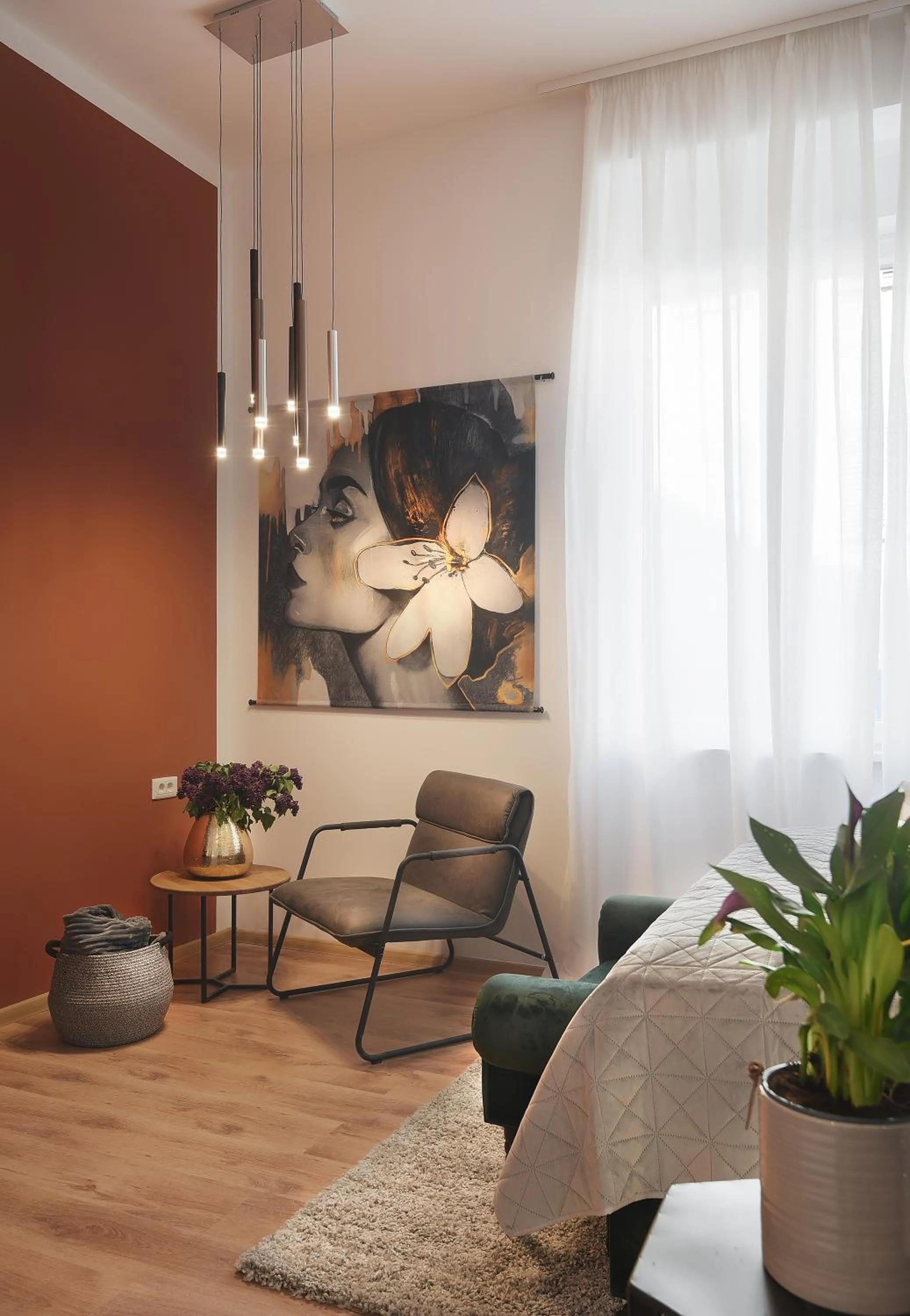 Seating area in Emi Luxury Apartments