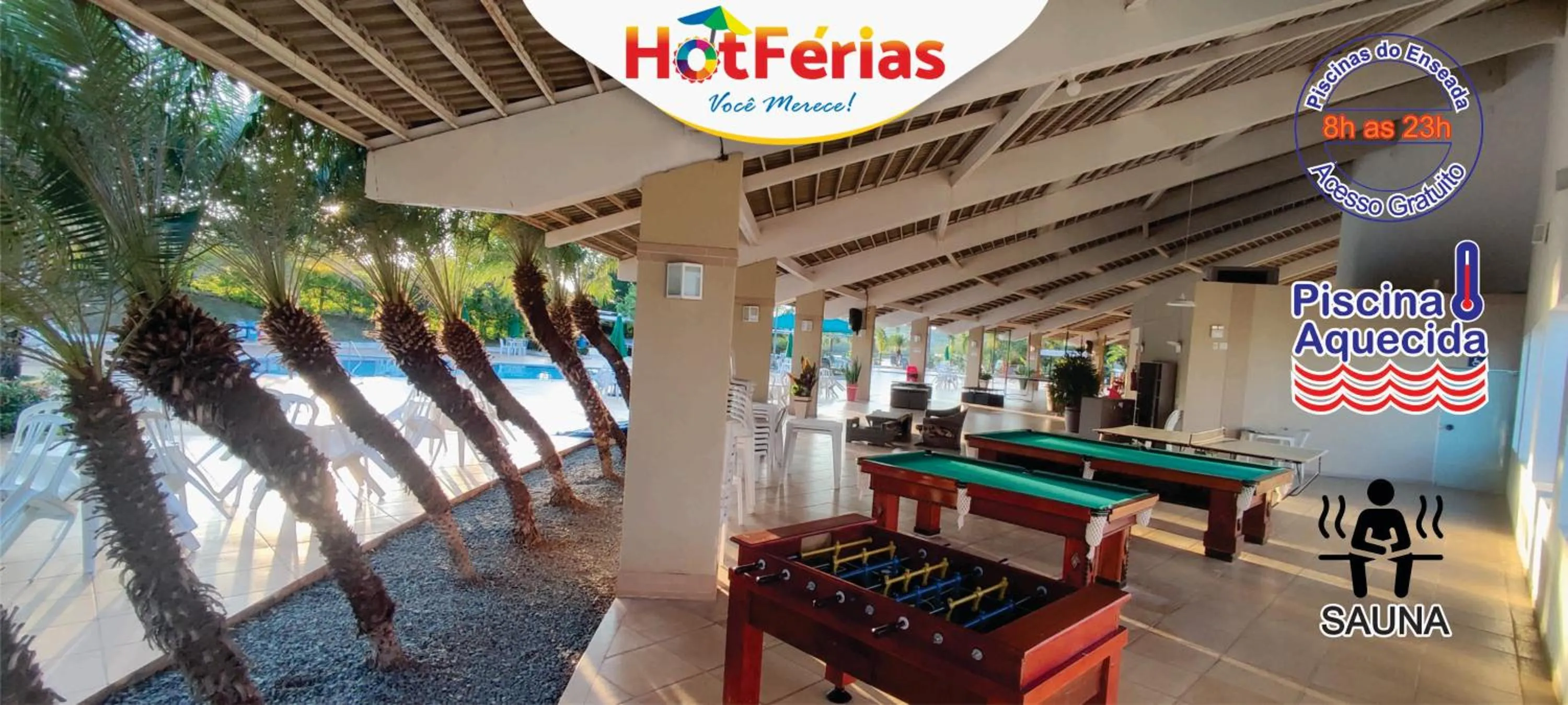 Restaurant/places to eat in HotFérias - Flat no Enseada Caldas Novas, acesso ao Lago e pesca permitida, próx ao Náutico Praia Clube