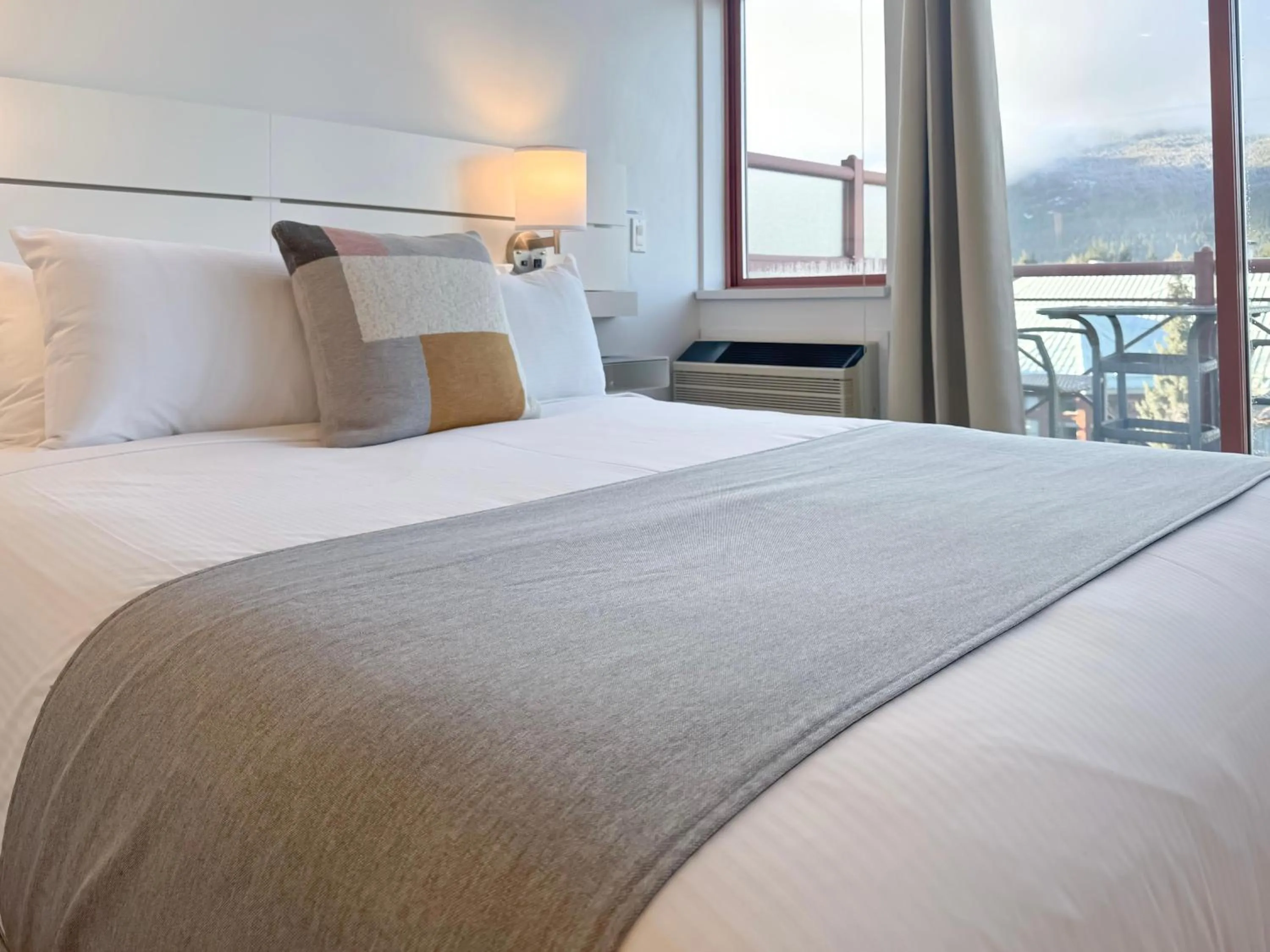 Bed in Alpenglow Lodge Rainbow Look Out Studio by MVA