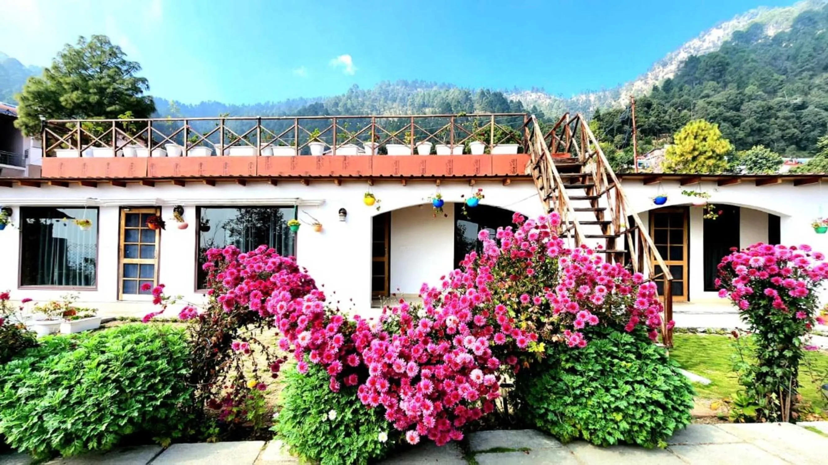 Property building in Just Naturals Wellness Resort Nainital