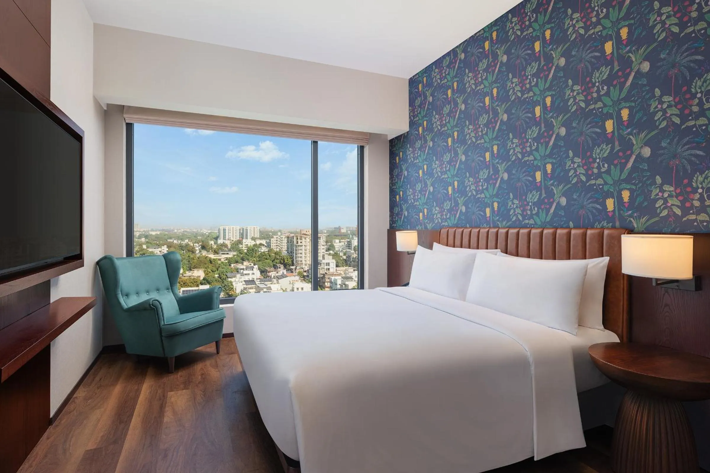 Bedroom, Bed in Fairfield by Marriott Vadodara