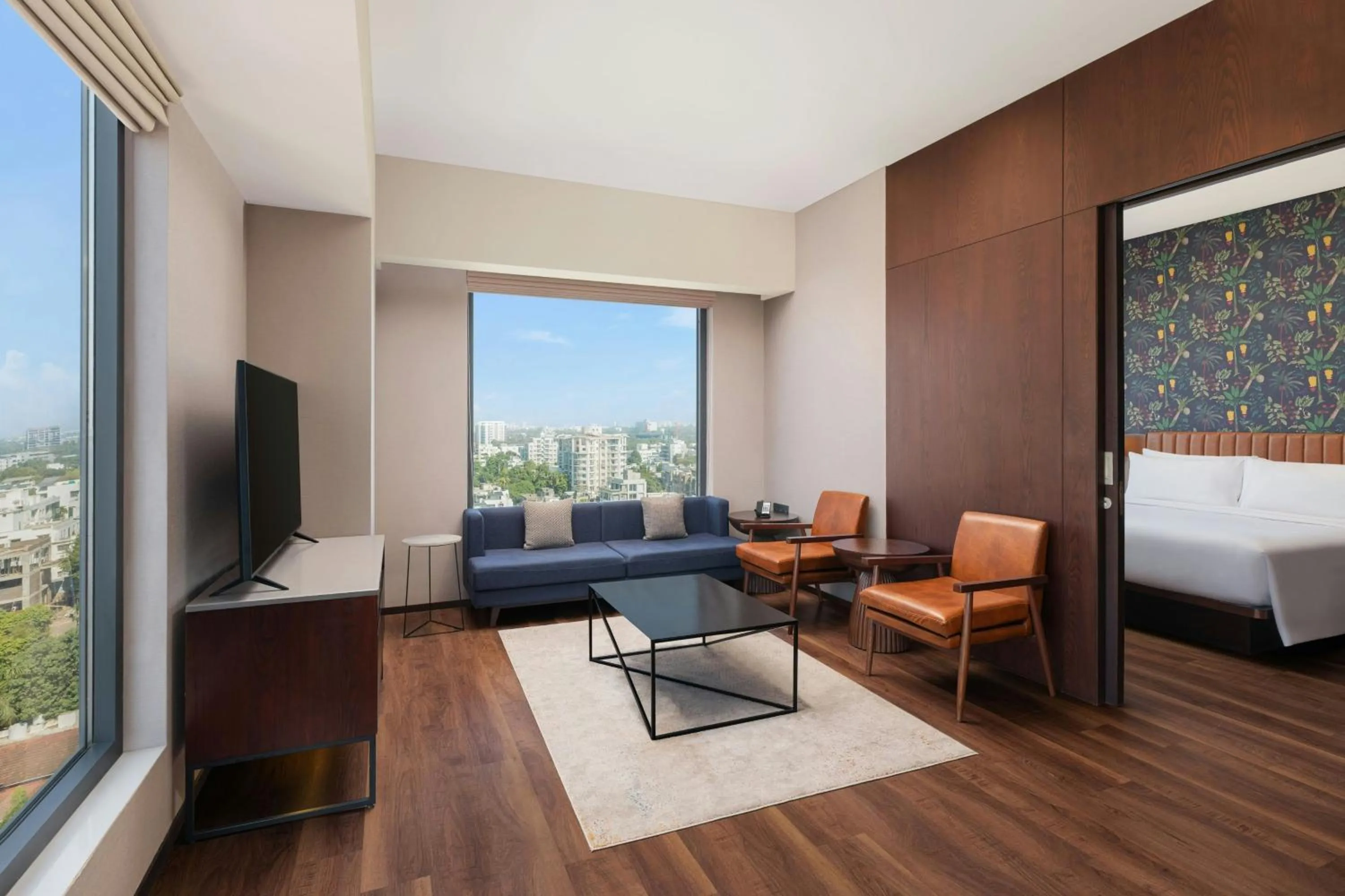 Living room, Bed in Fairfield by Marriott Vadodara