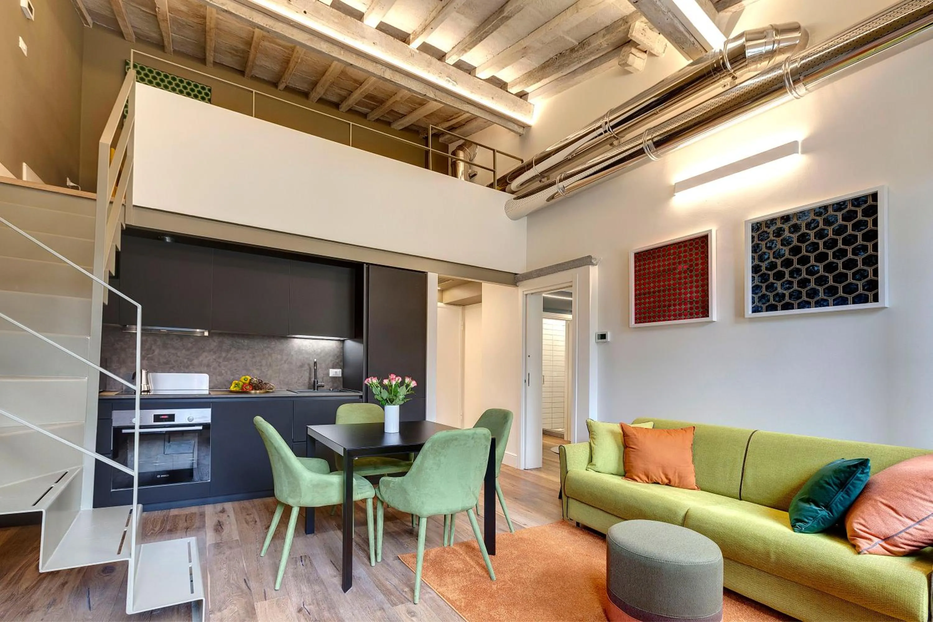 Living room in Turandot Apartment by Mamo Florence