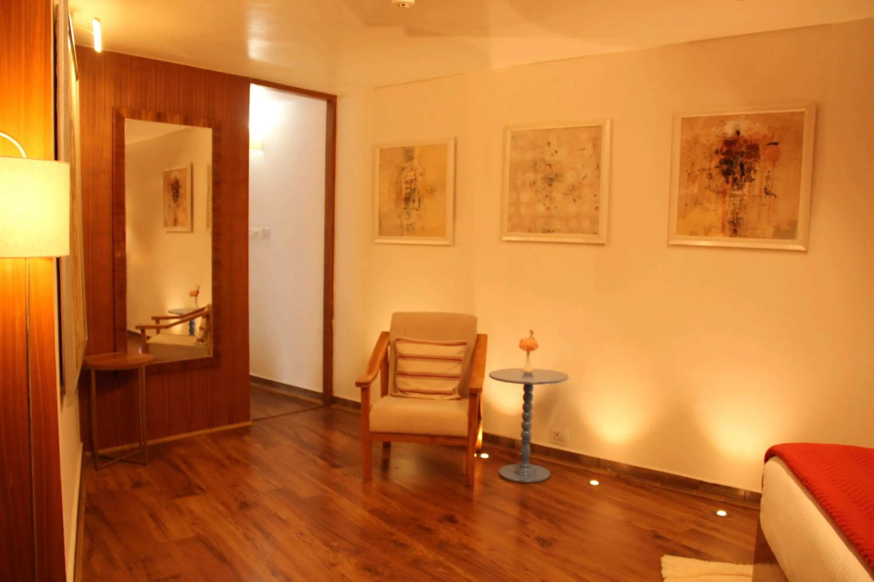 Living room in Tree of Life Eila Art Hotel, Manali