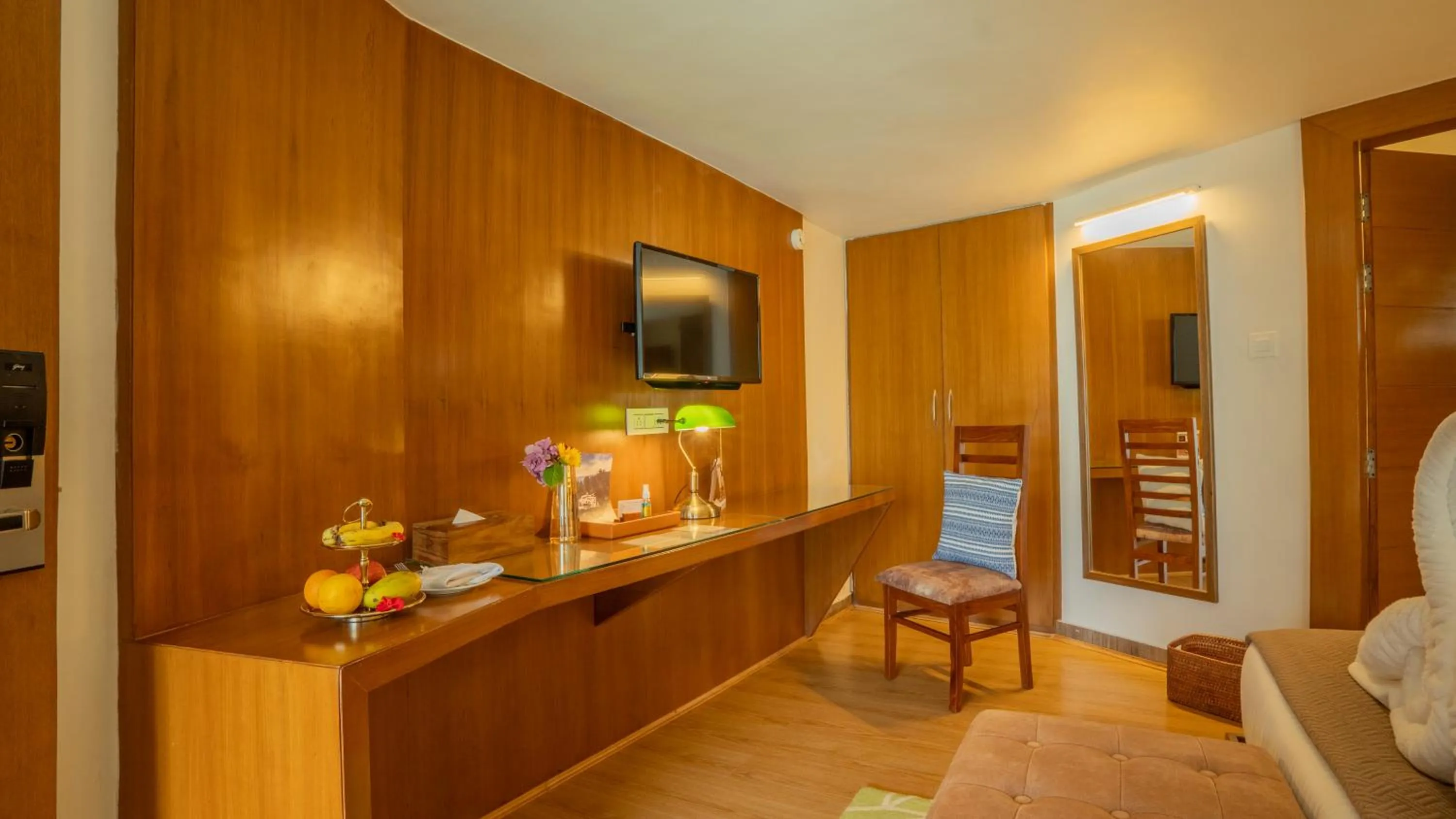 Seating area in Tree of Life Eila Art Hotel, Manali