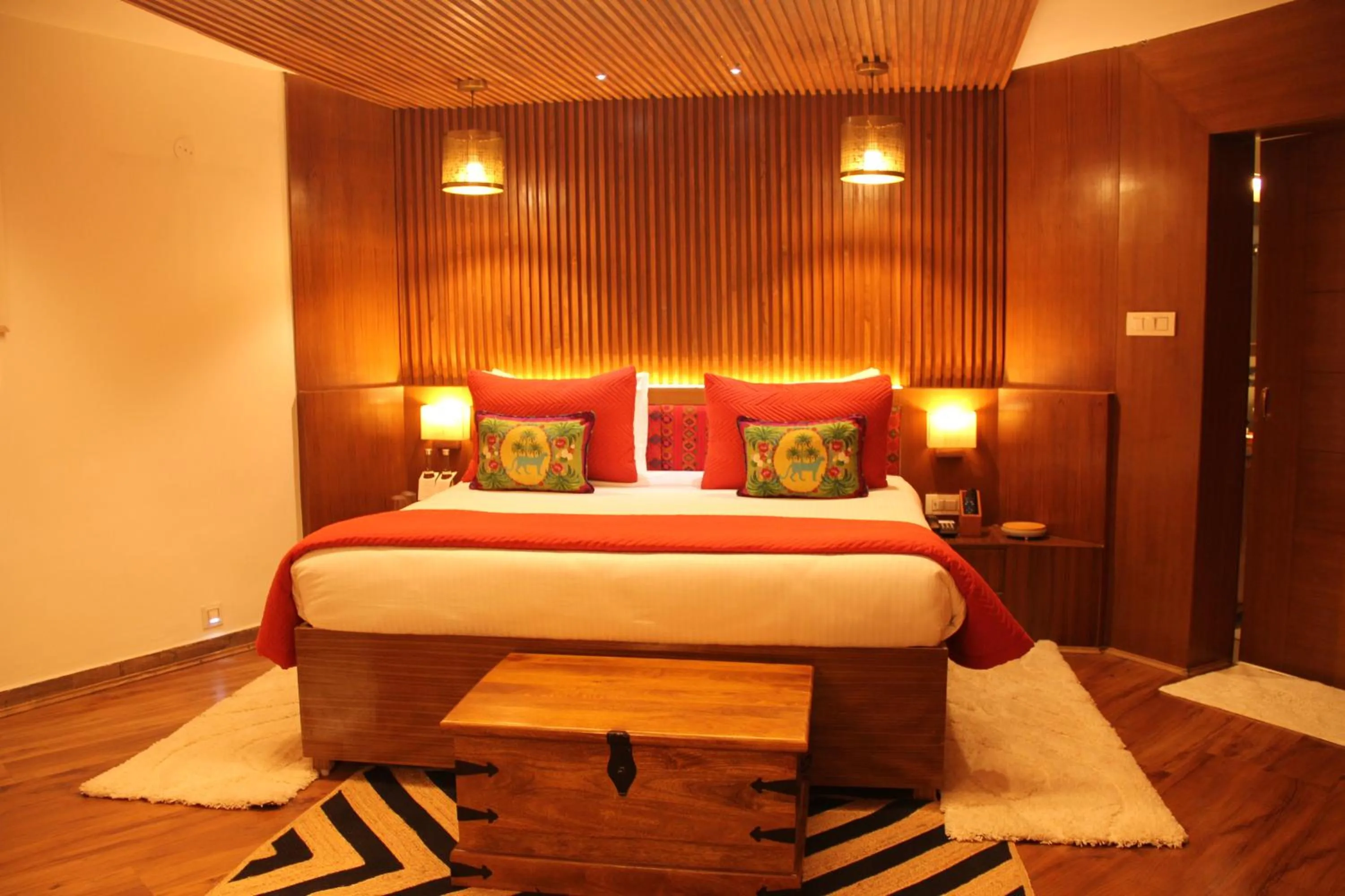 Bedroom, Bed in Tree of Life Eila Art Hotel, Manali