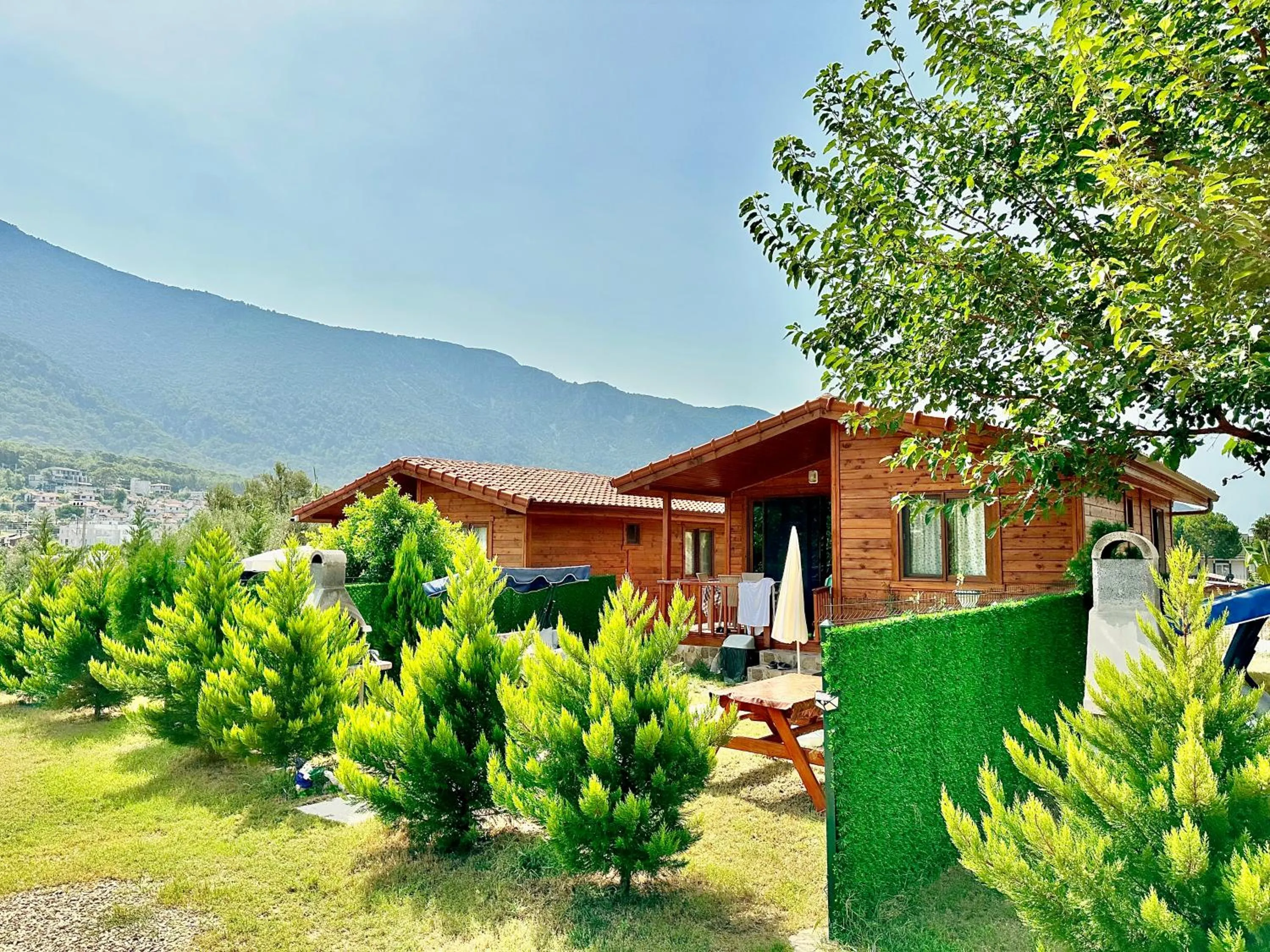 Property building in Hurmalik Aparts & Bungalows - Family Bungalows - Large Garden Bungalow with Barbecue