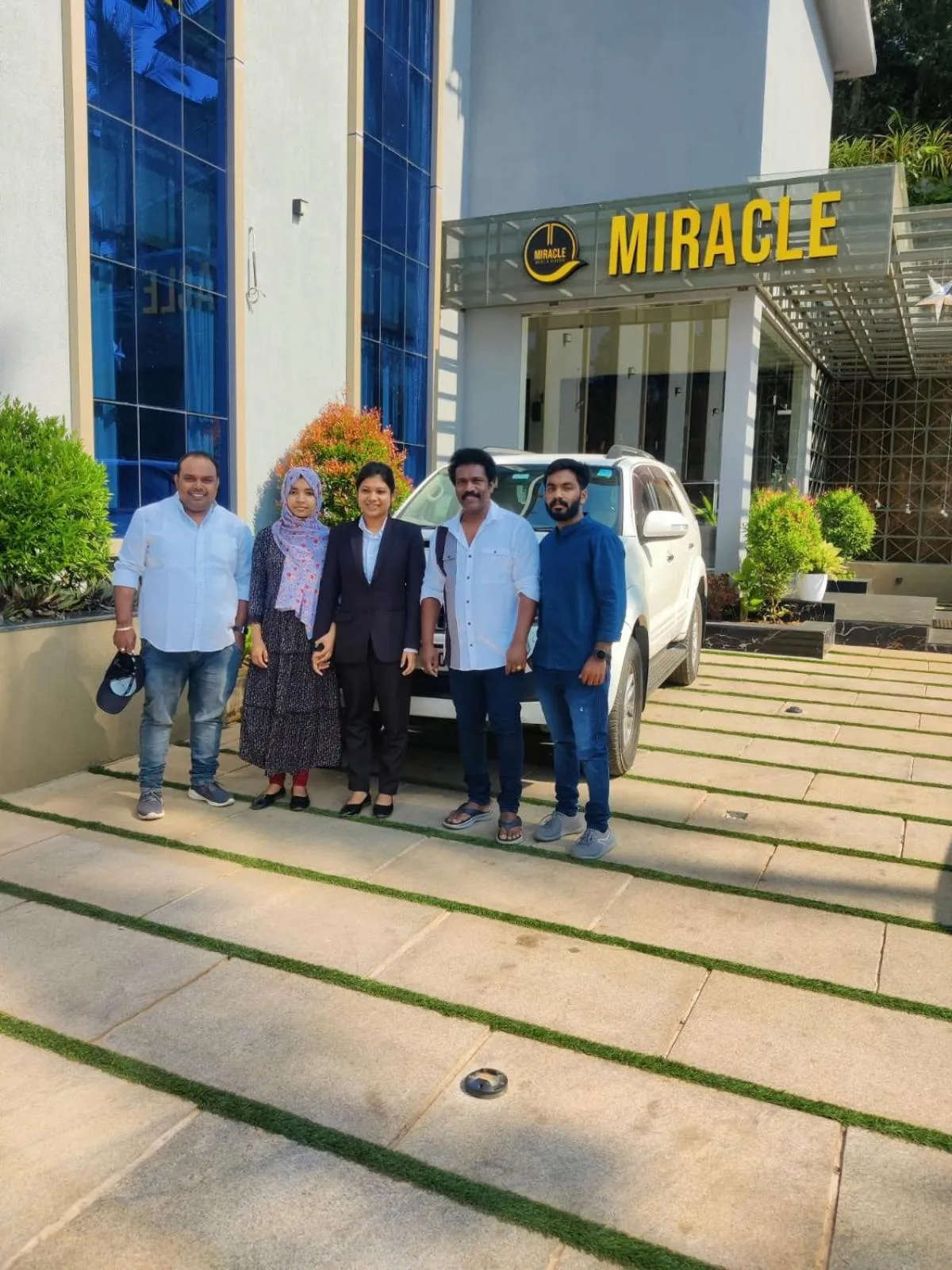 group of guests in Miracle Hotel and Resorts