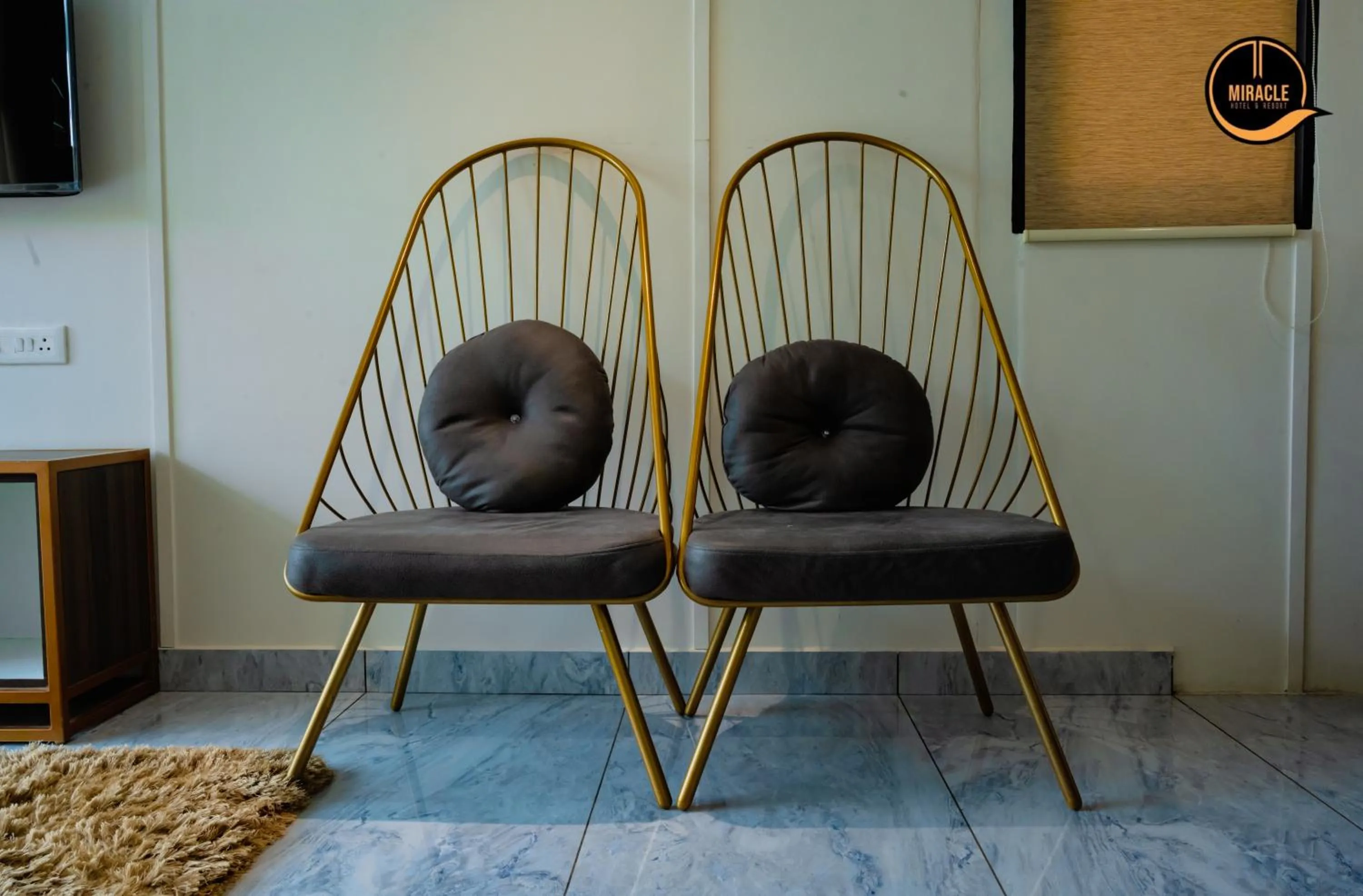 Seating area in Miracle Hotel and Resorts