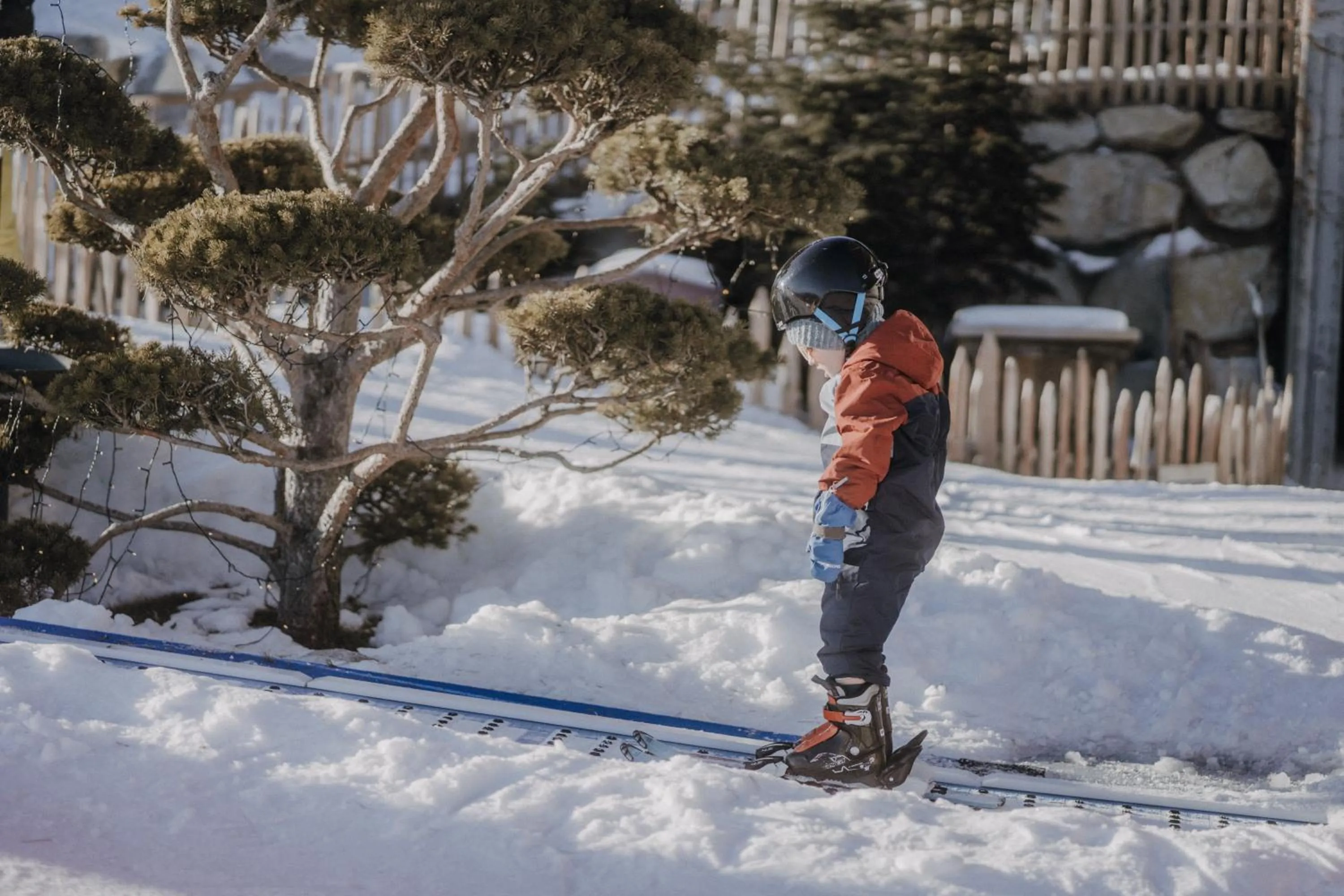 Skiing in Familienhotel Familiamus