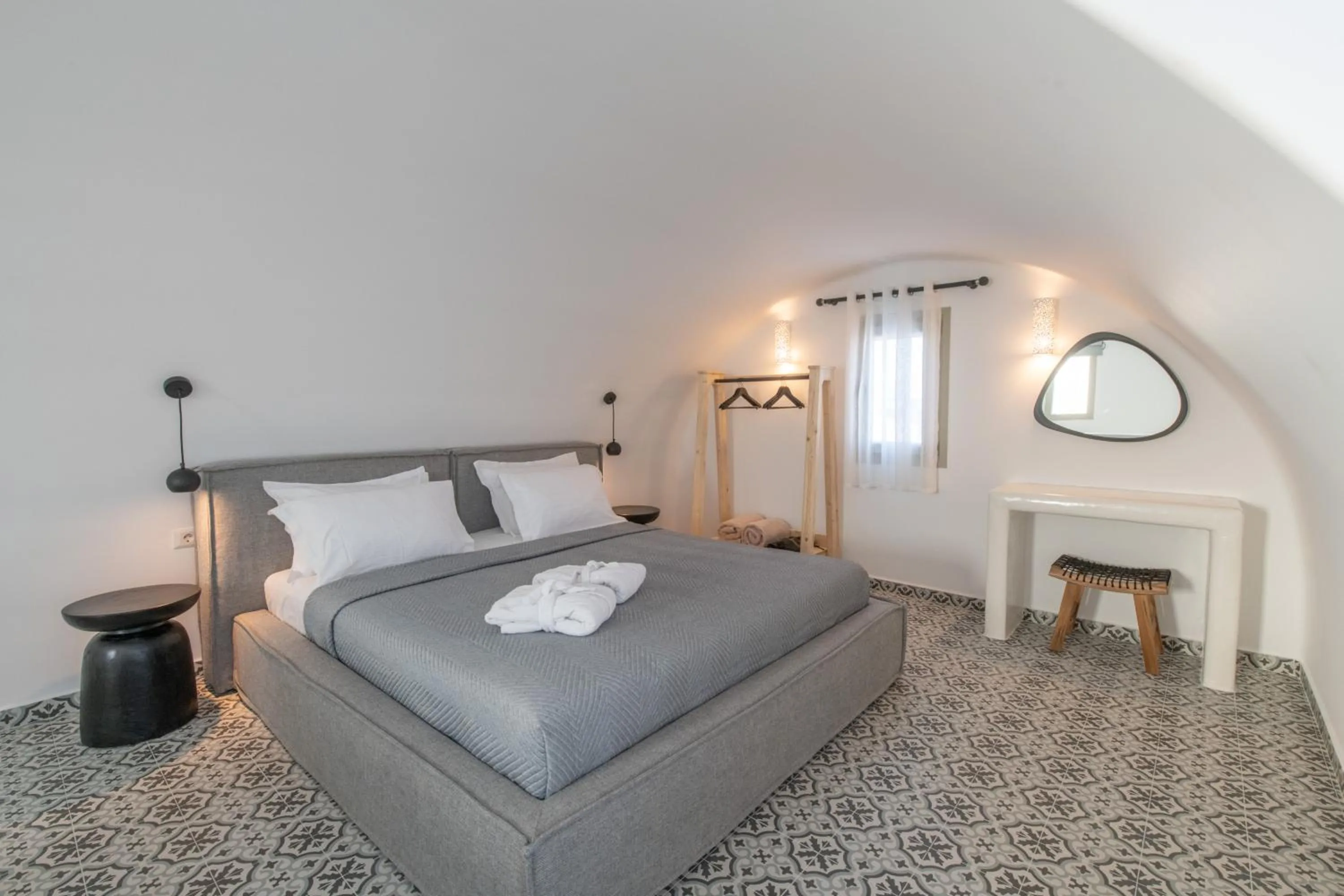 Bed in AVAL All Suite