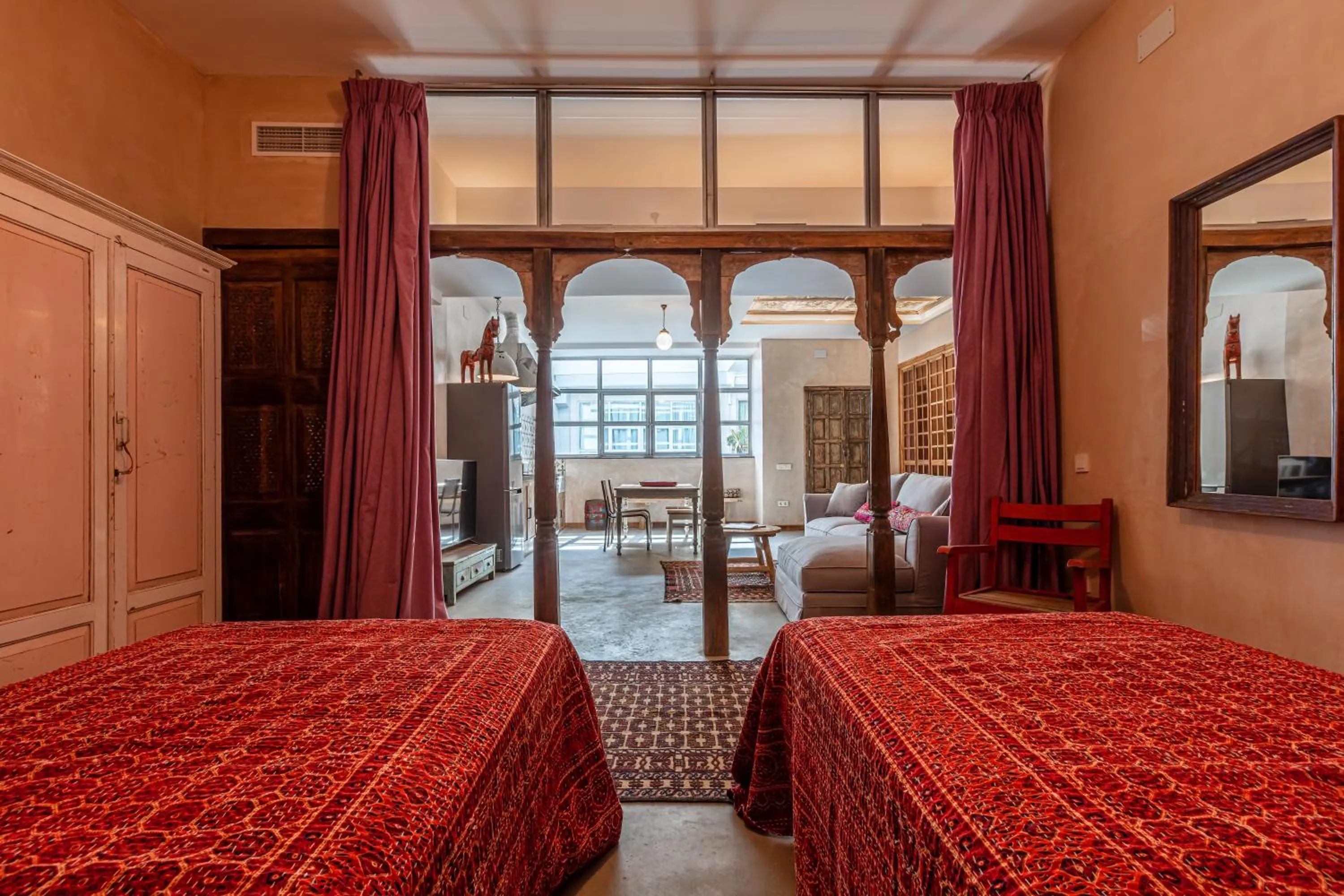 Bed in BOMBAYARTE APARTHOTEL TARIFA