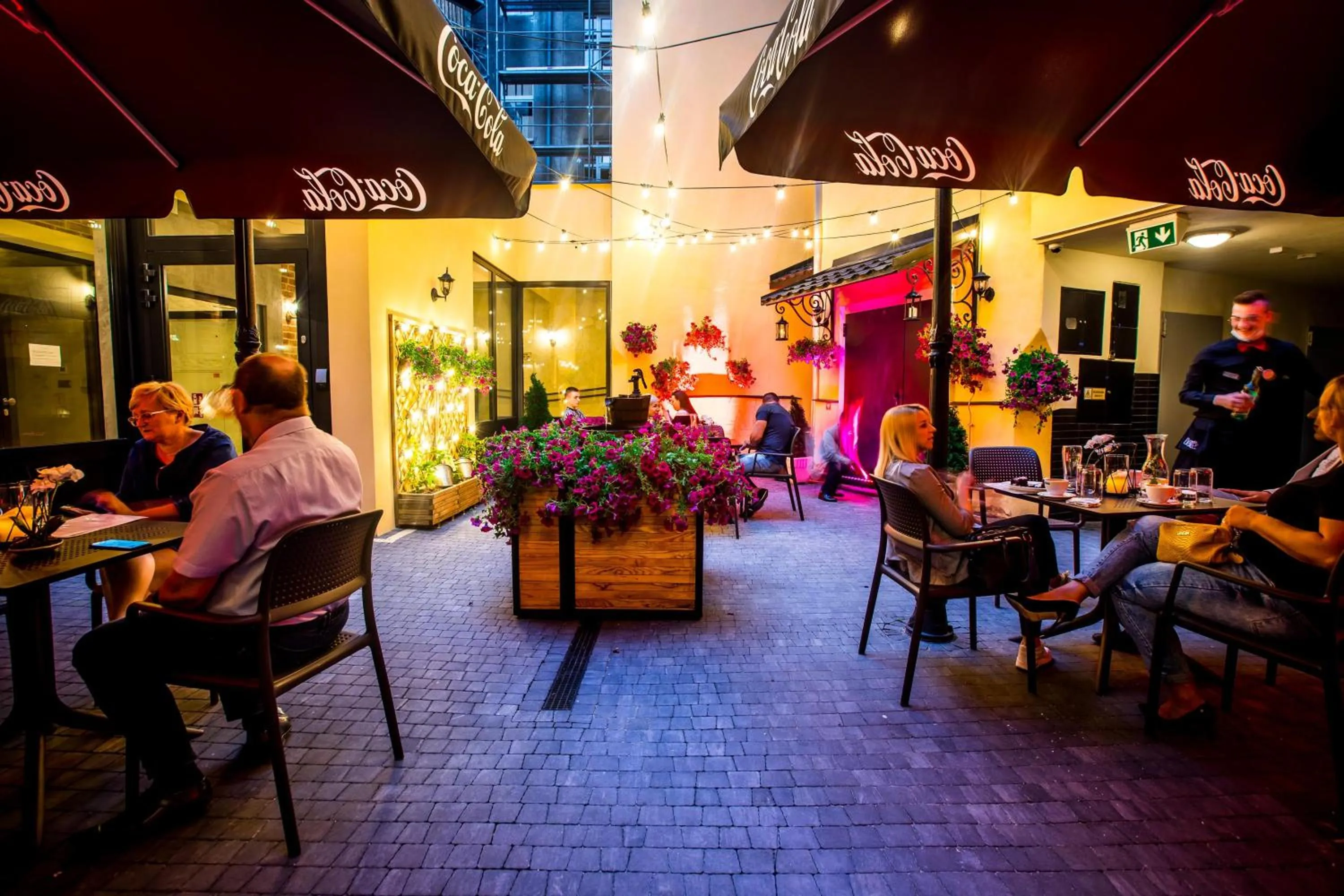 Patio in Hotel Diament Plaza Gliwice