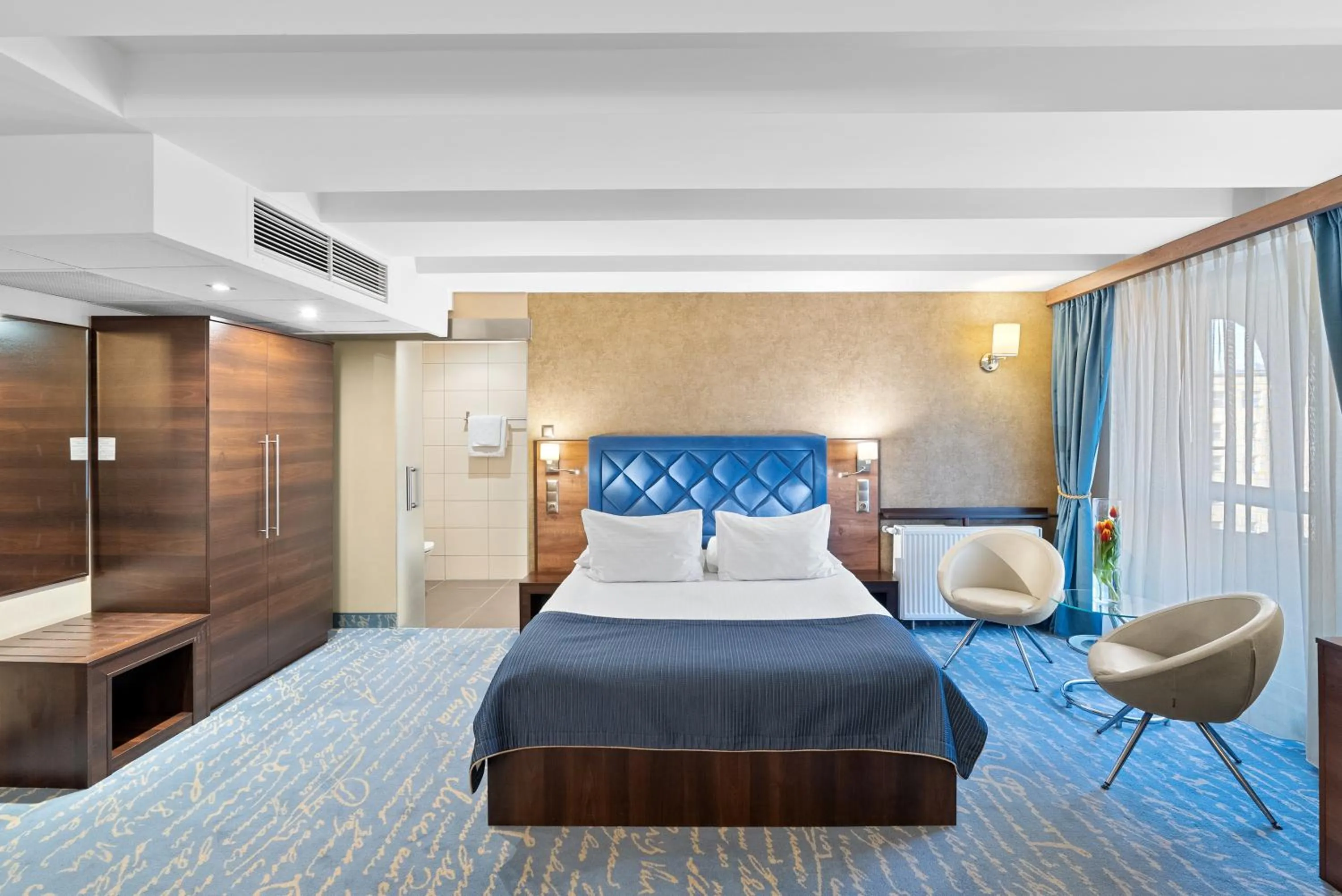 Bed in Hotel Diament Plaza Gliwice